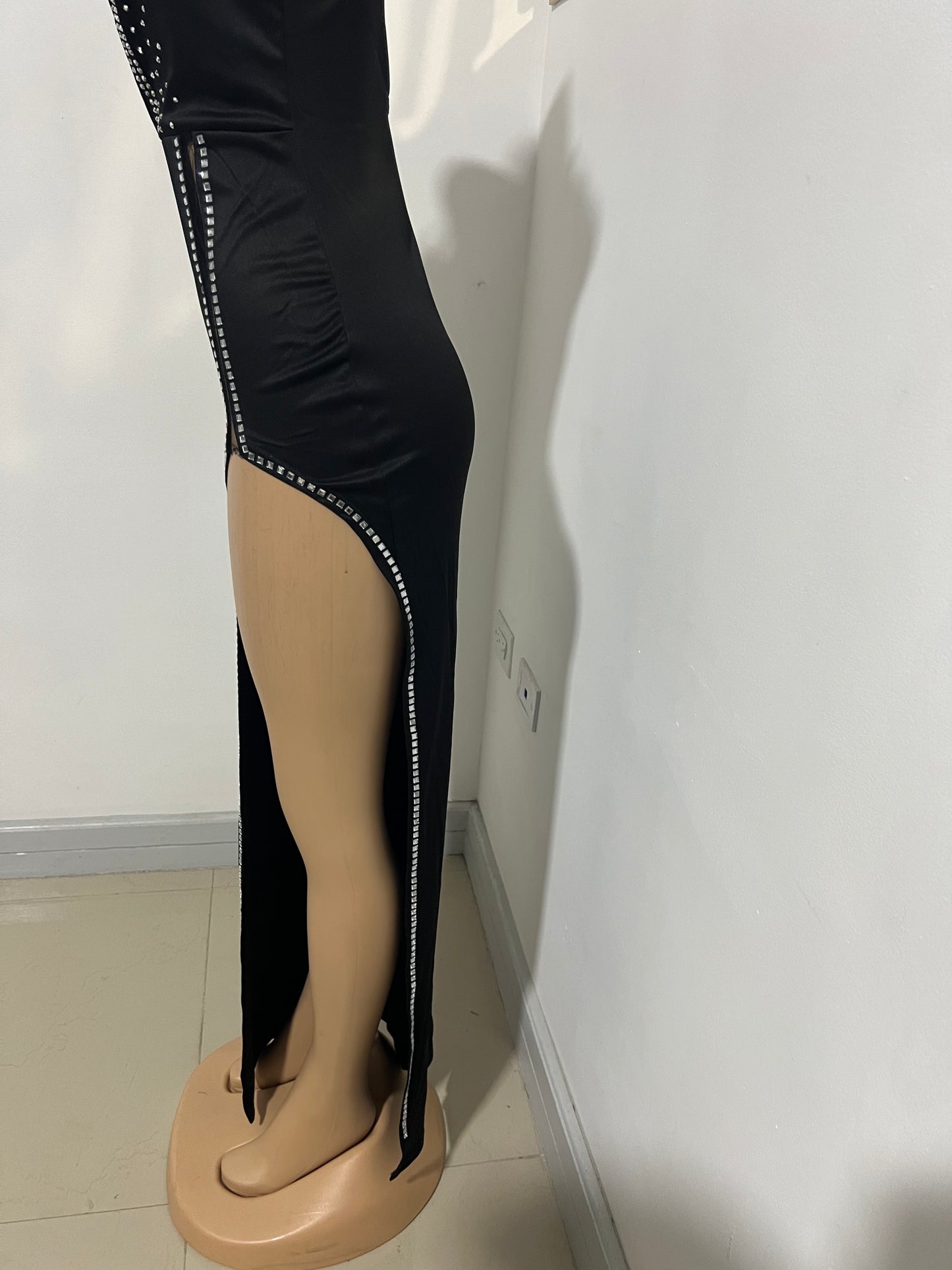 Ophelia Sleeveless Dress (Black)