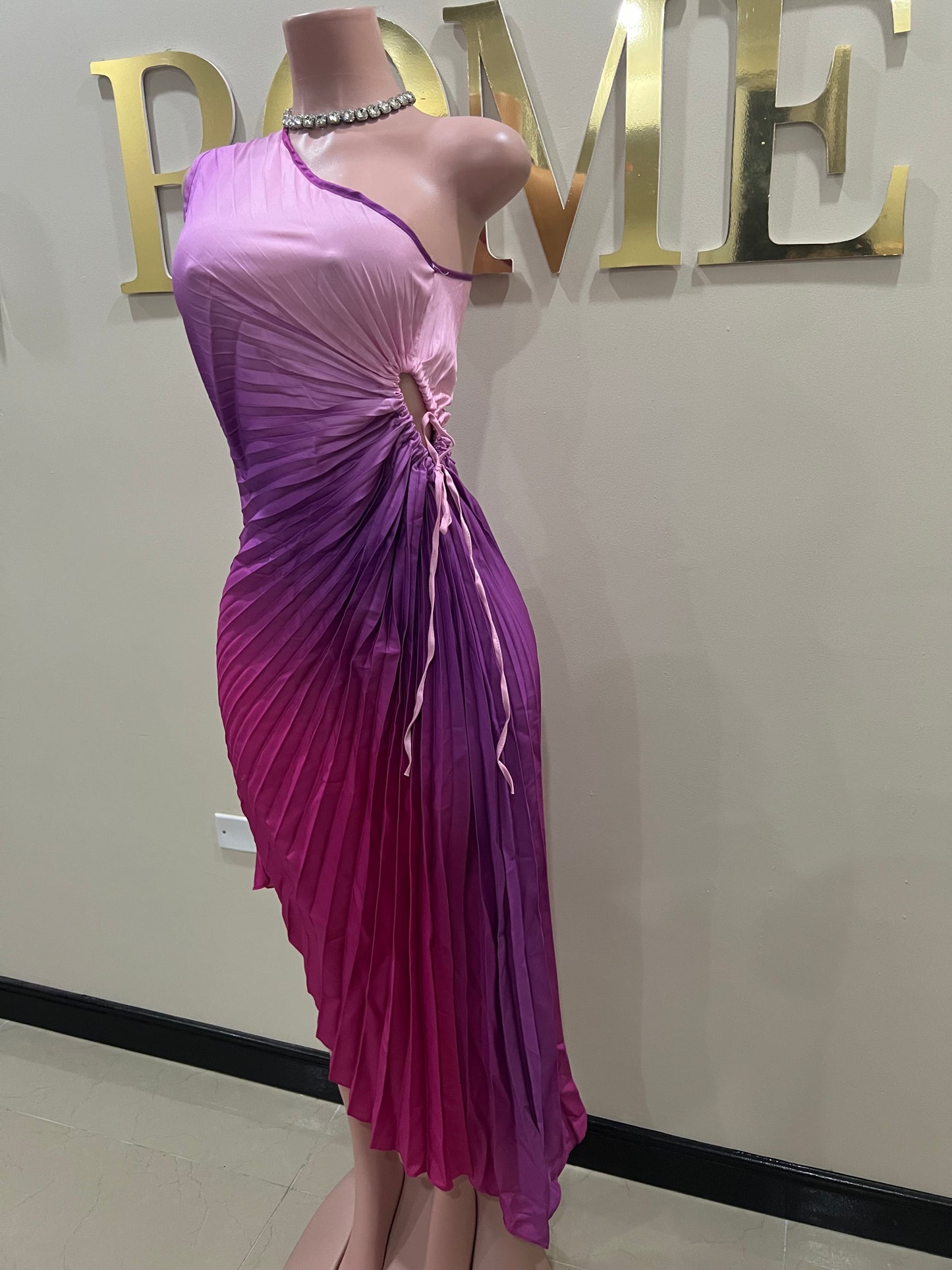 Carli Dress (Pink - purple)