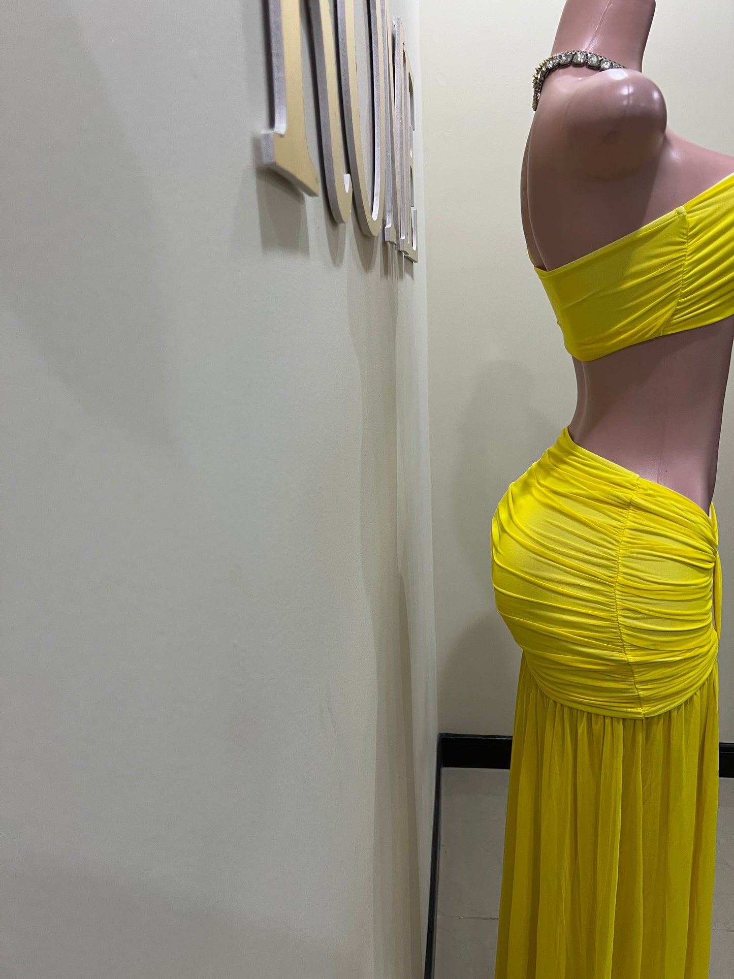 Emma Giselle Skirt Set (Yellow)