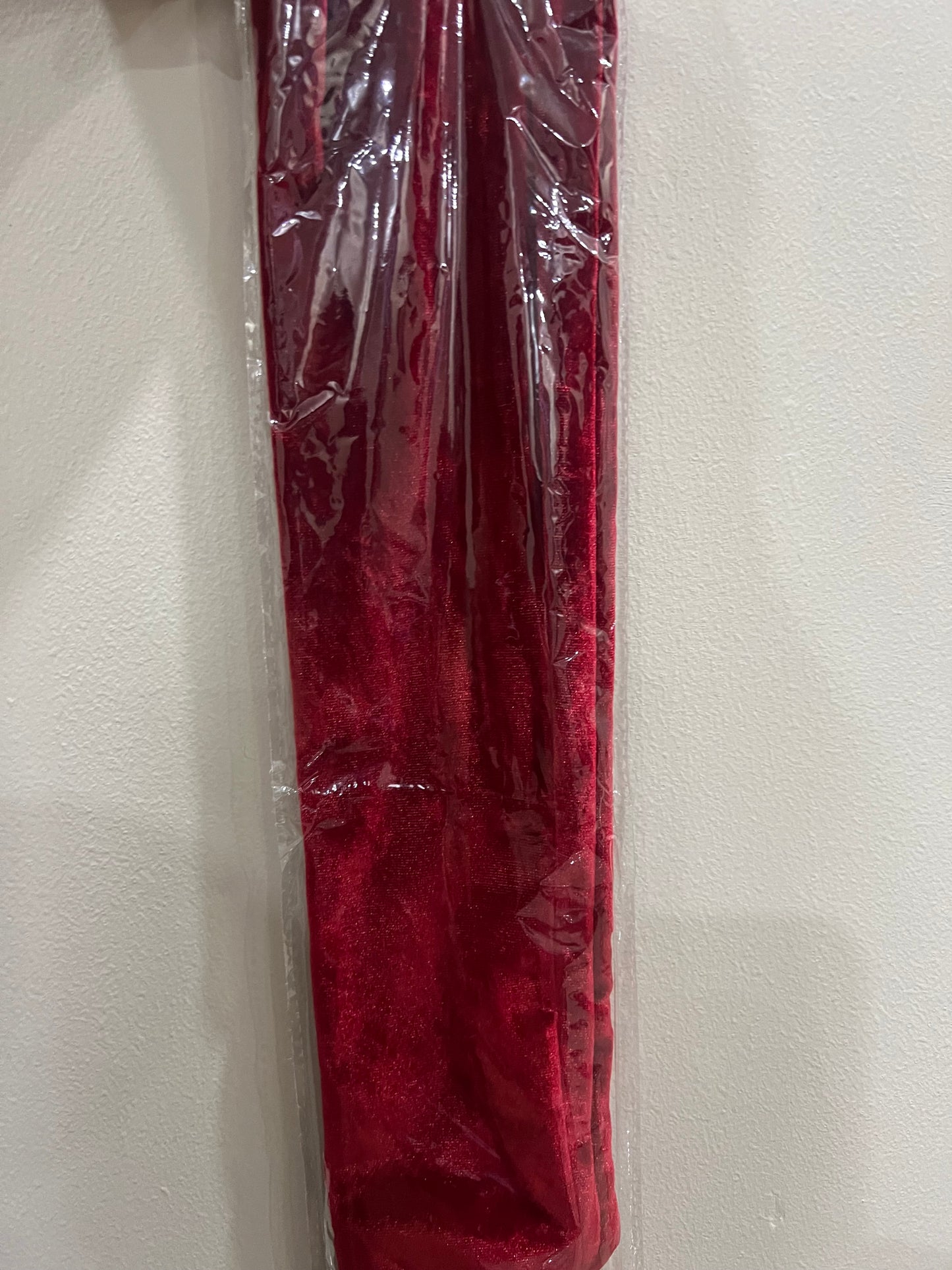 Long Velvet Gloves (Red)