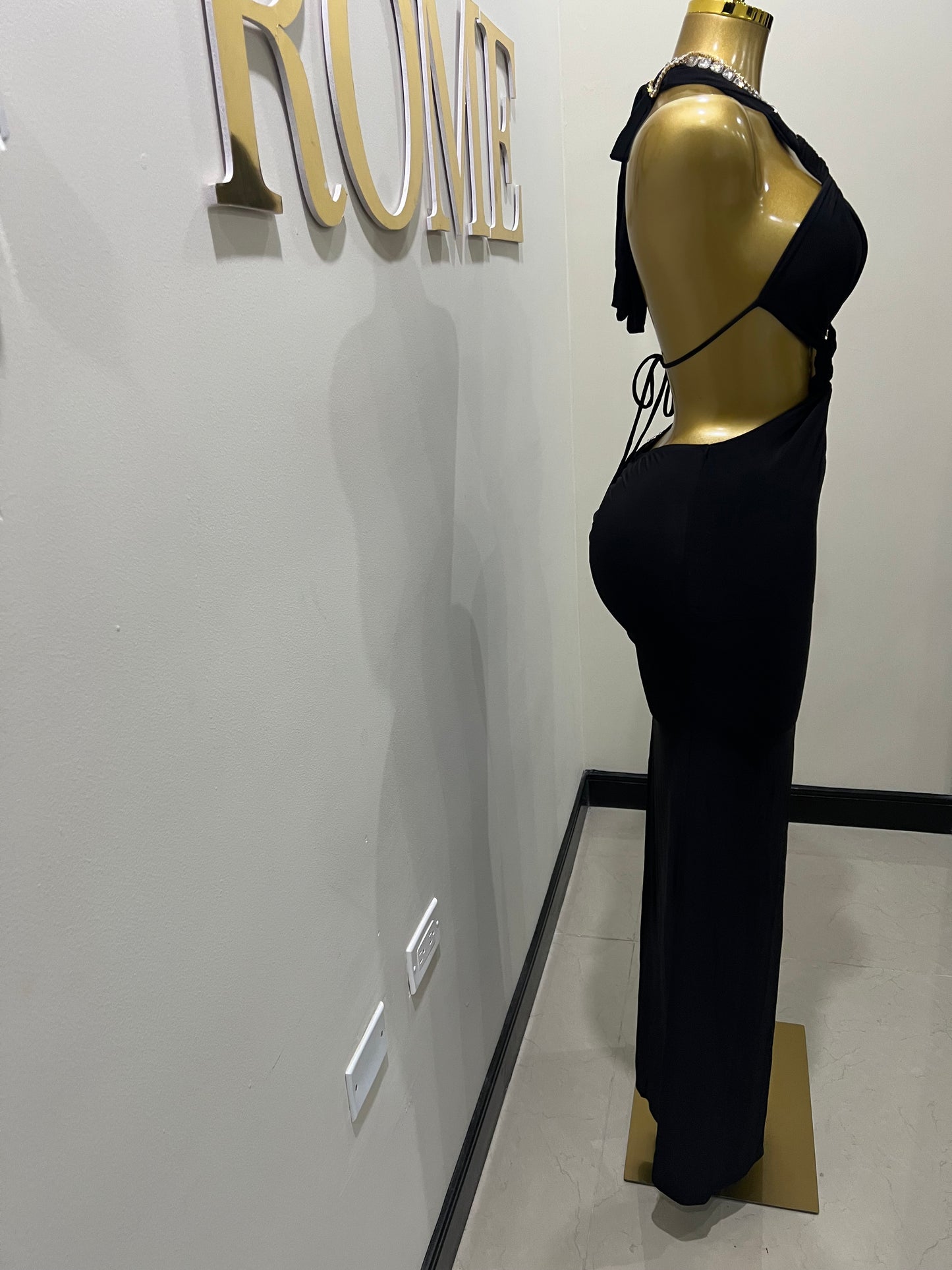 Indie Rings Dress (Black)