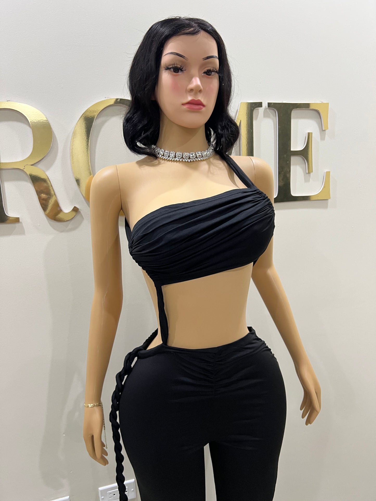 Emma Giselle Jumpsuit (Black)