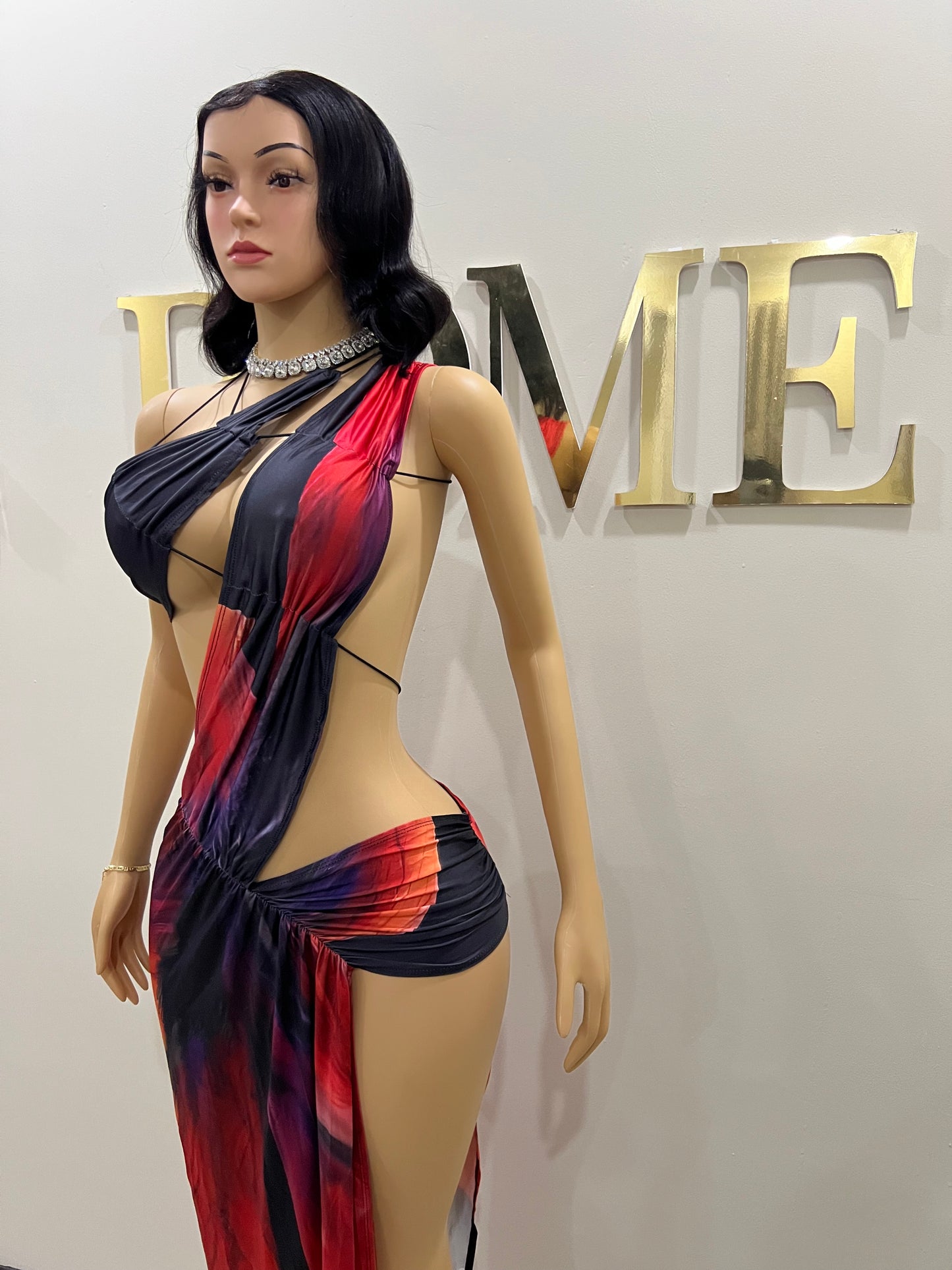 Amelia Giselle Dress (Abstract)
