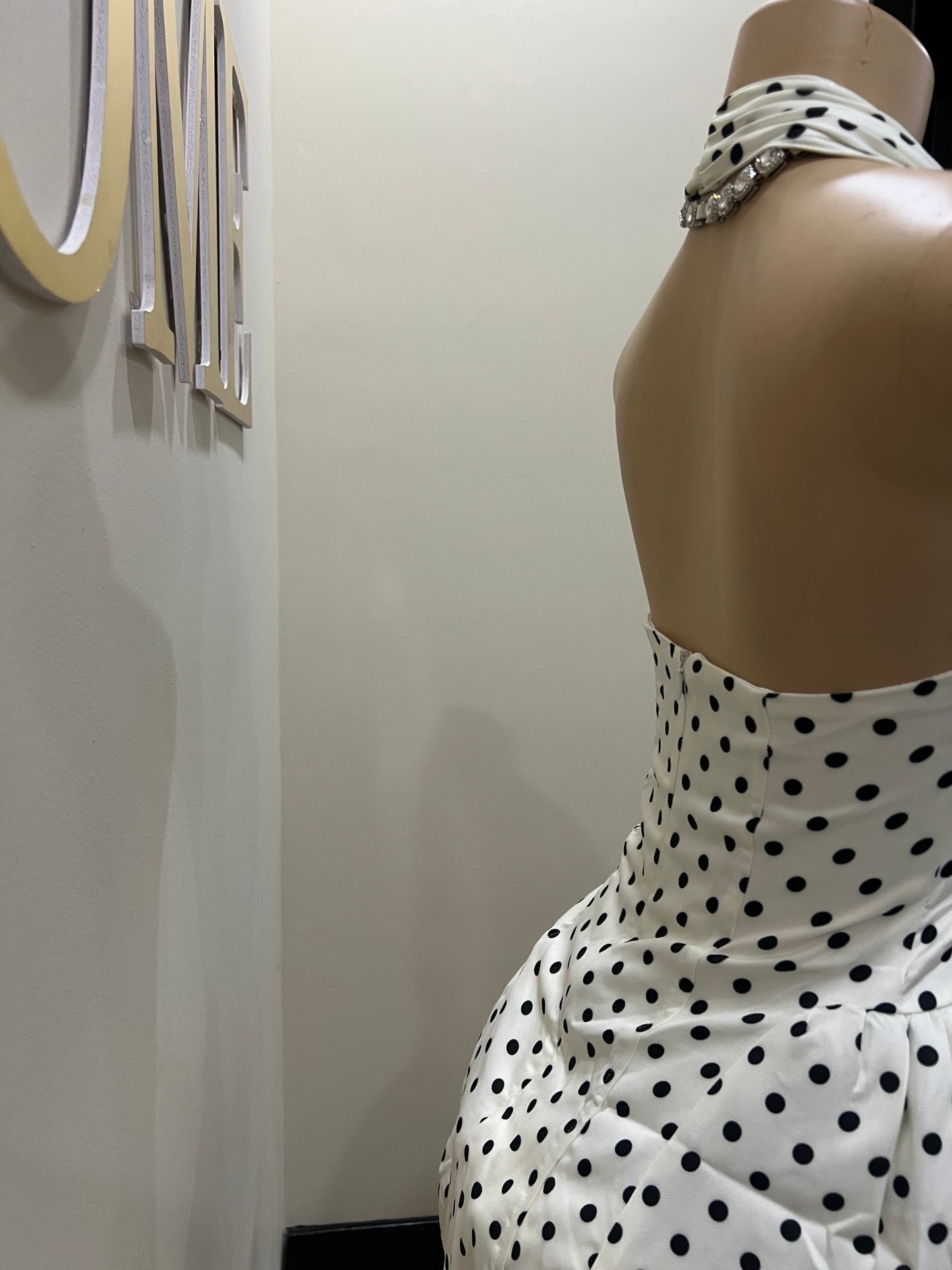 Polka Dot Halter Diana Dress