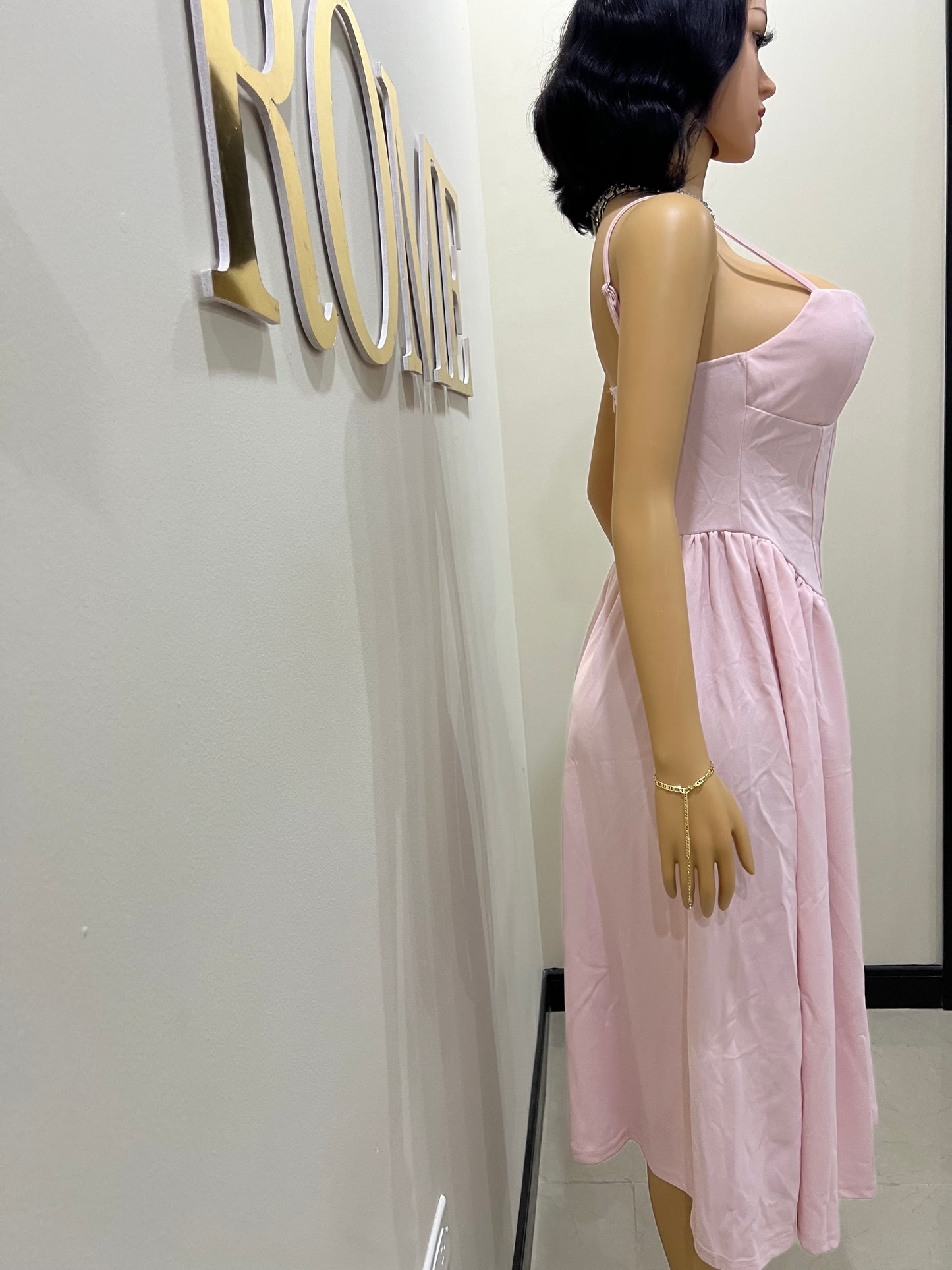 Daisy Diana Dress (Pale Pink)