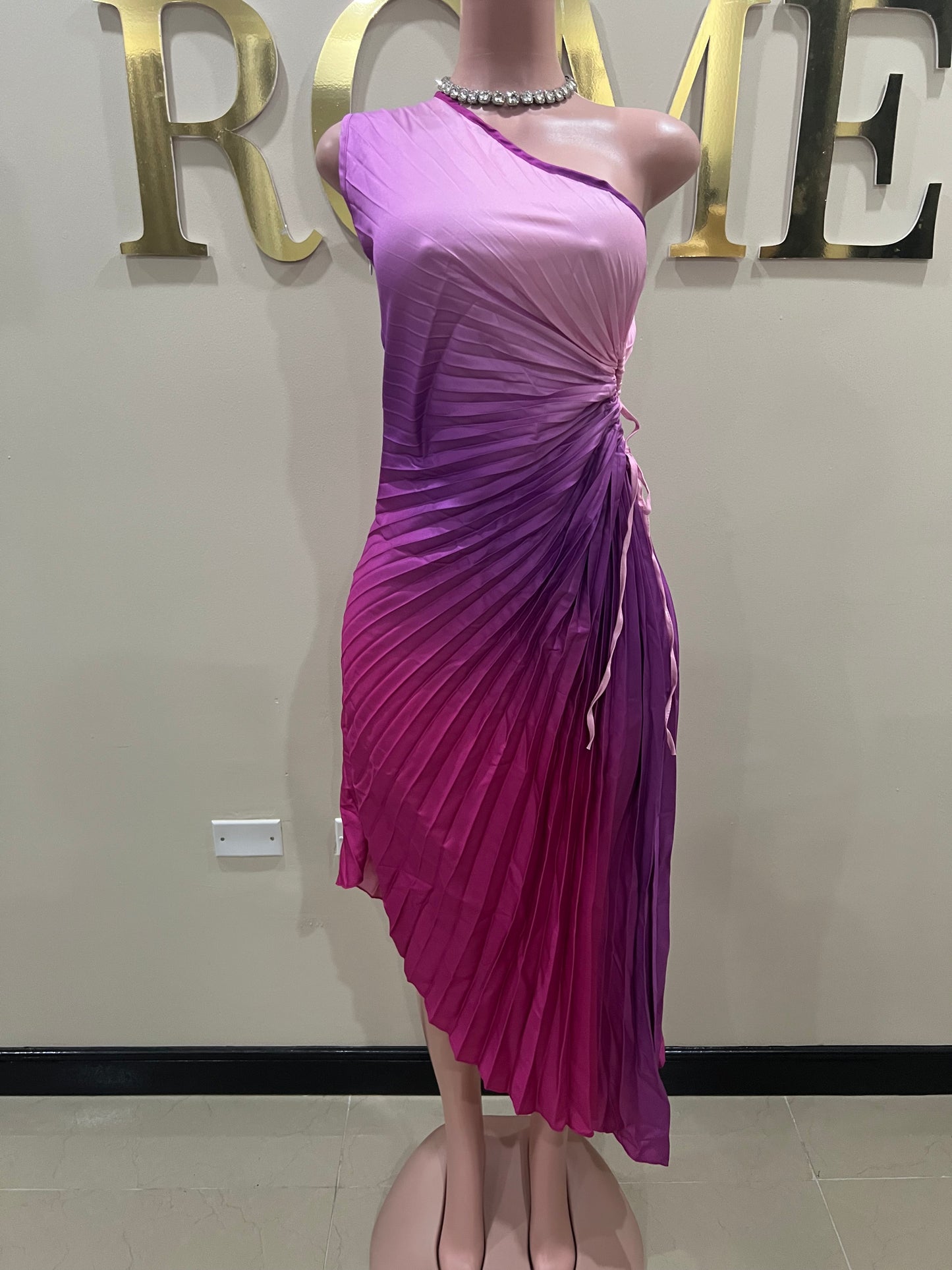 Carli Dress (Pink - purple)