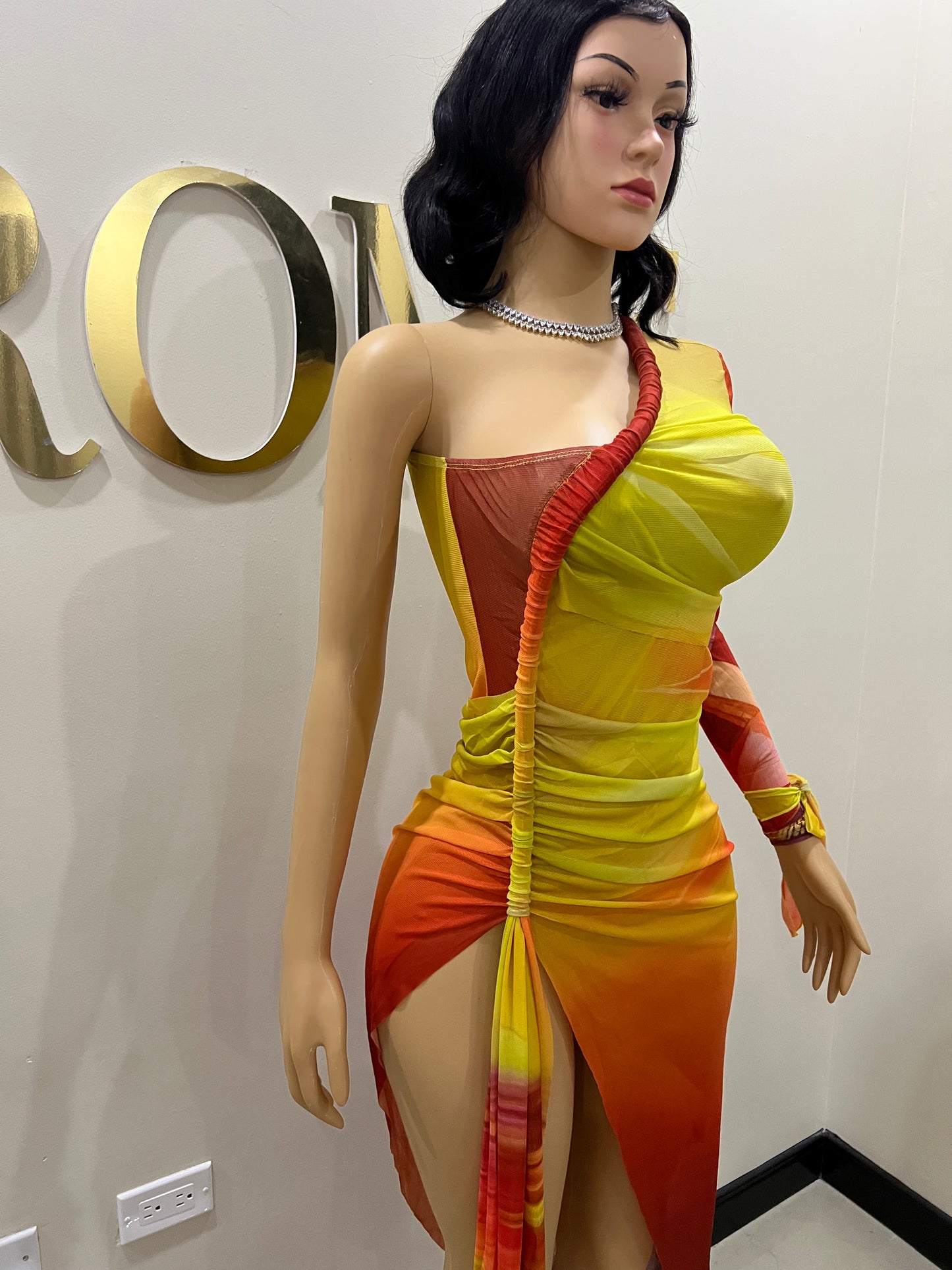 Cairo Carli Mesh Dress