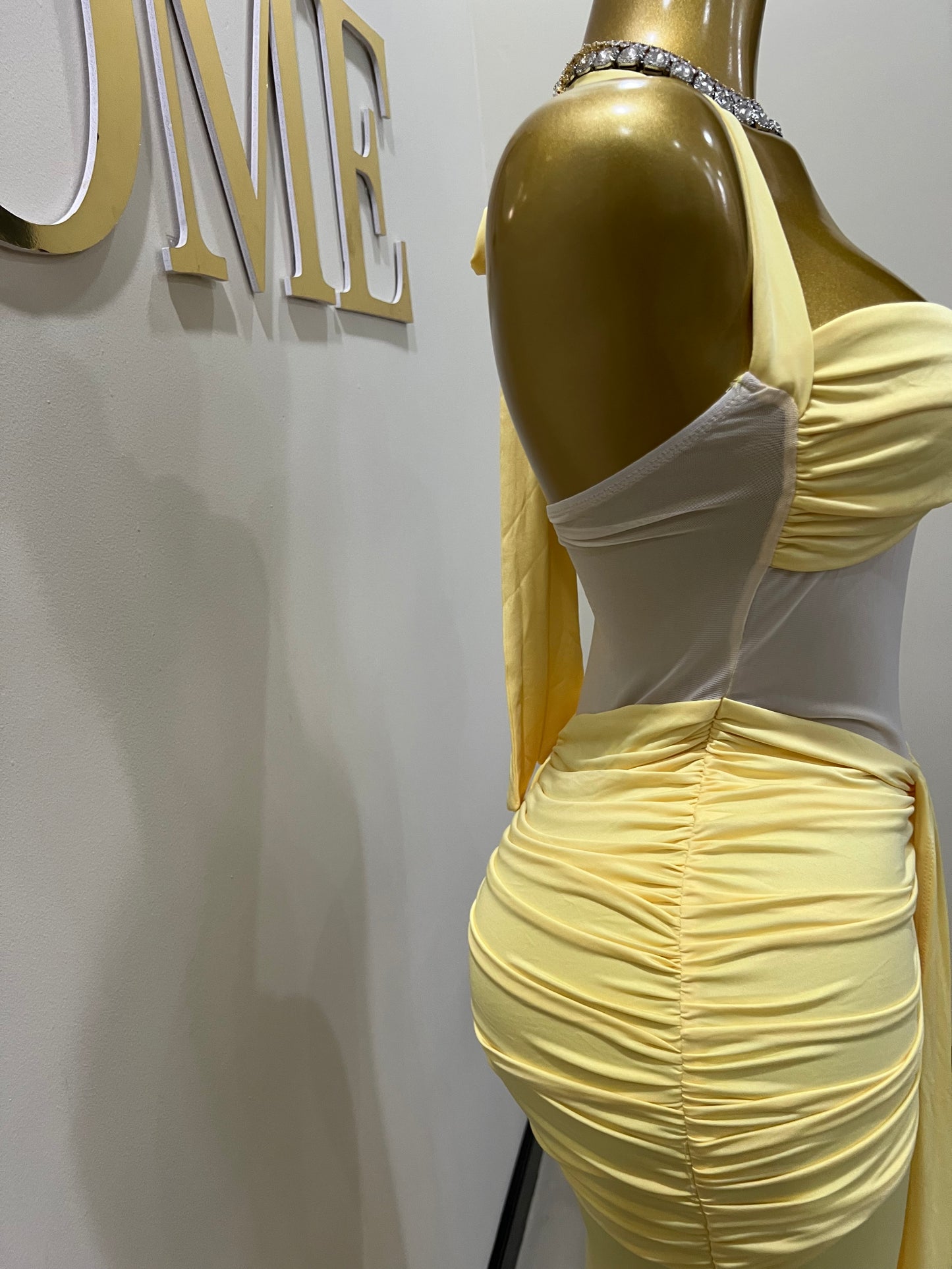 Sweetheart Nara Dress (Yellow)