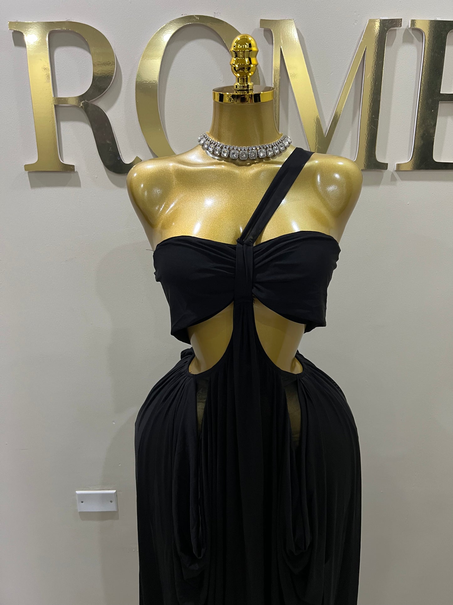 Ruby Mesh Dress (Black)