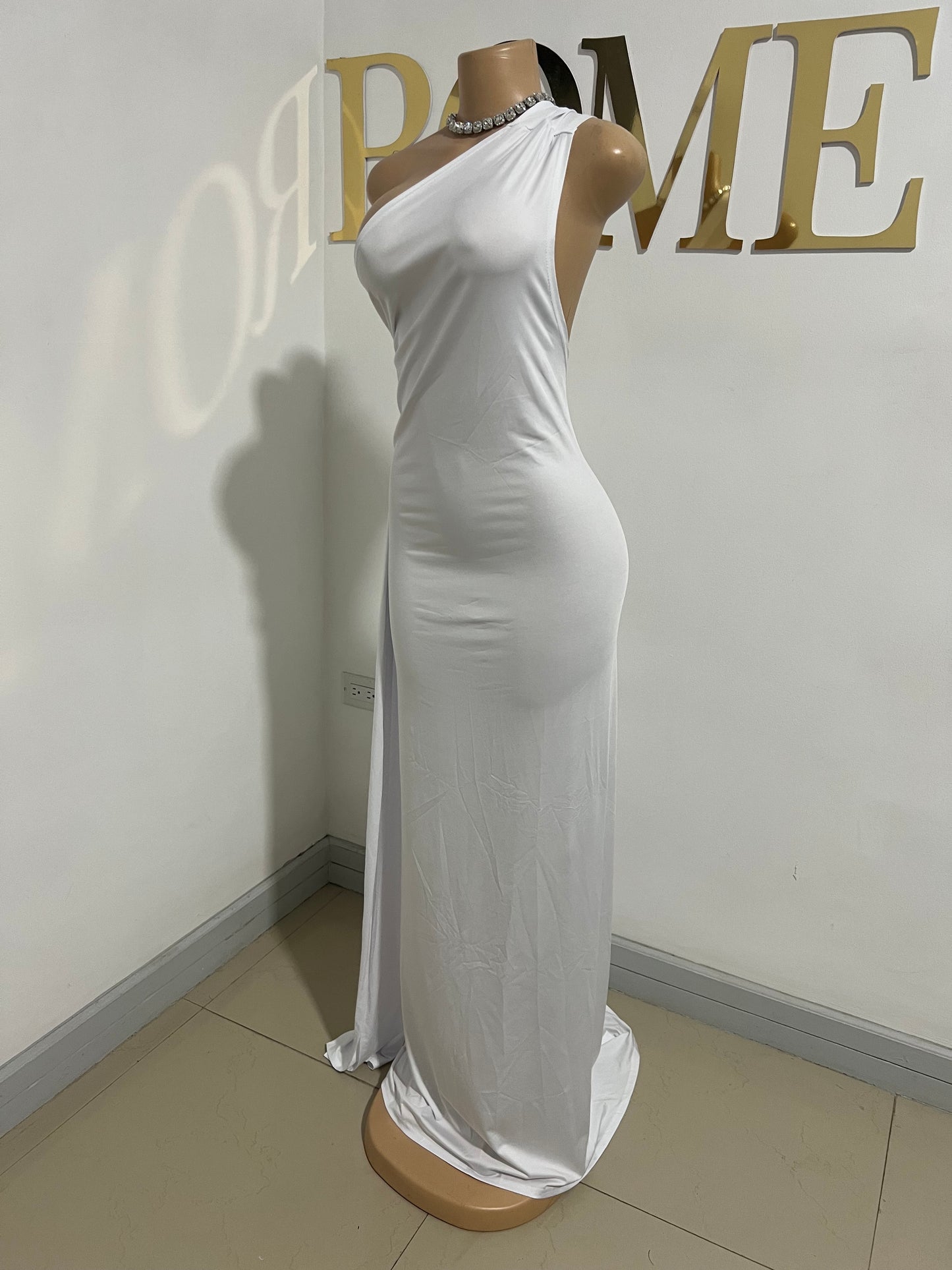 Toya Dress (Pure White)