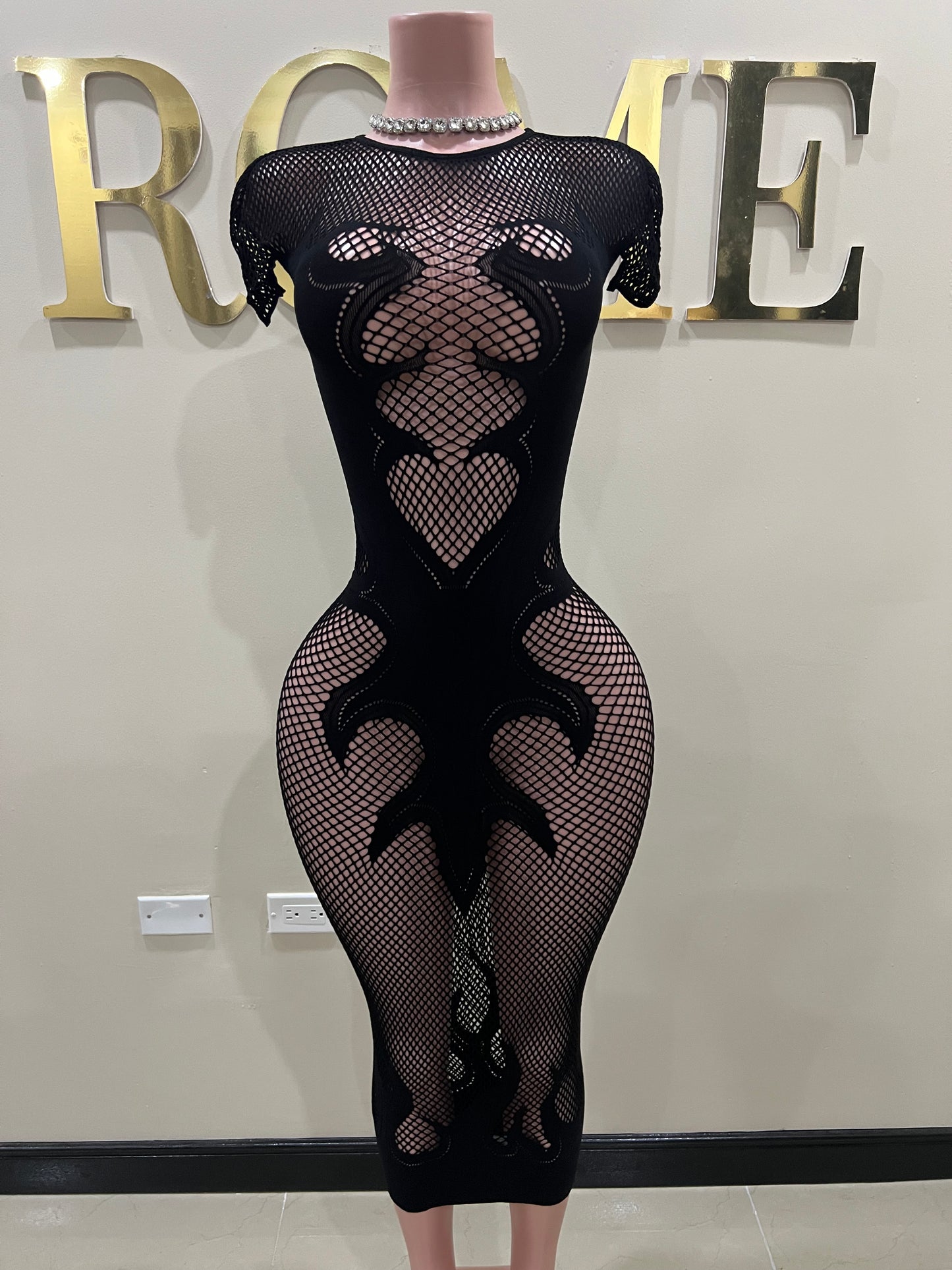 Fire Tights Dress (Black)