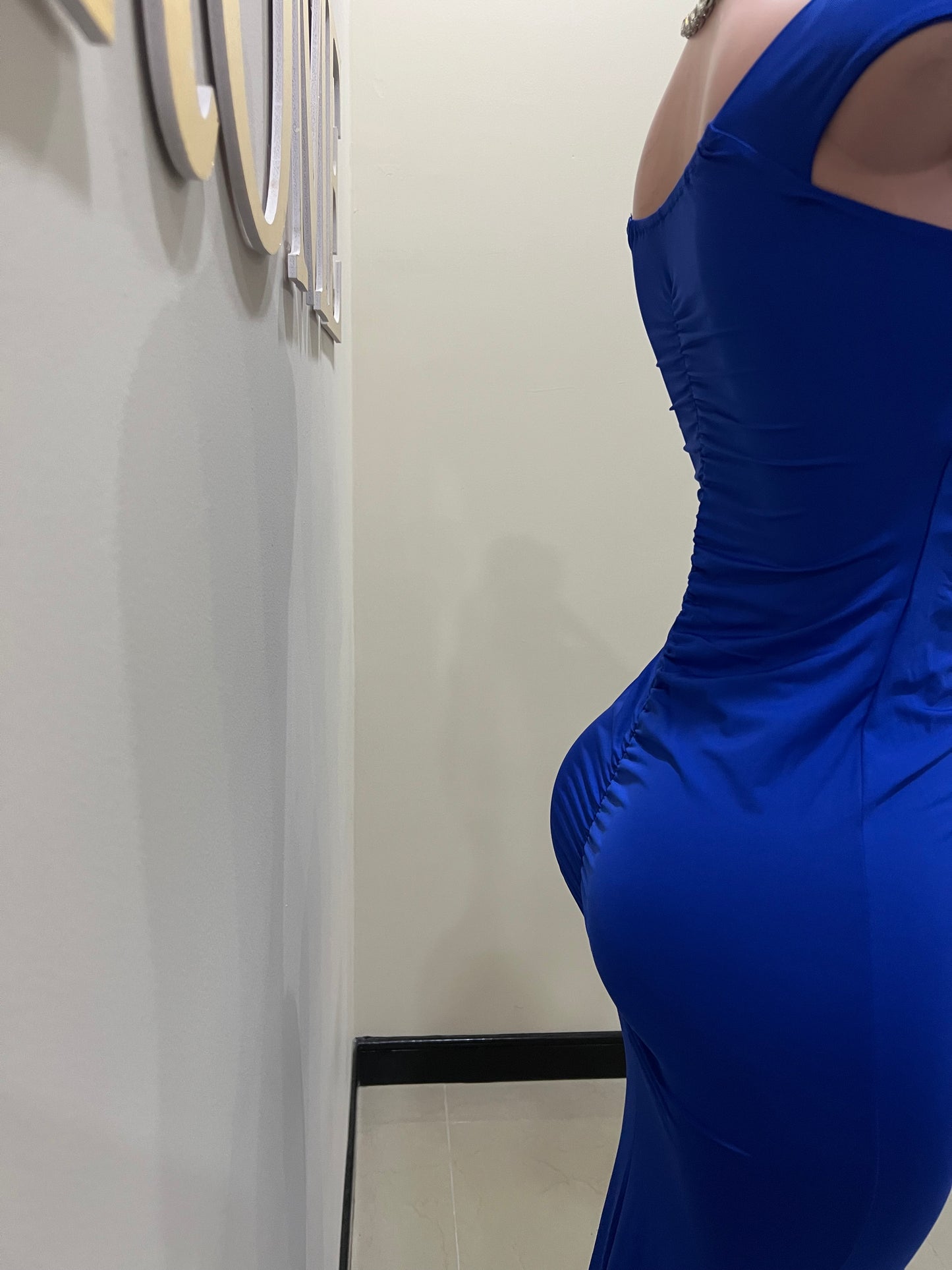 Kerry Elle Train Dress (Blue)