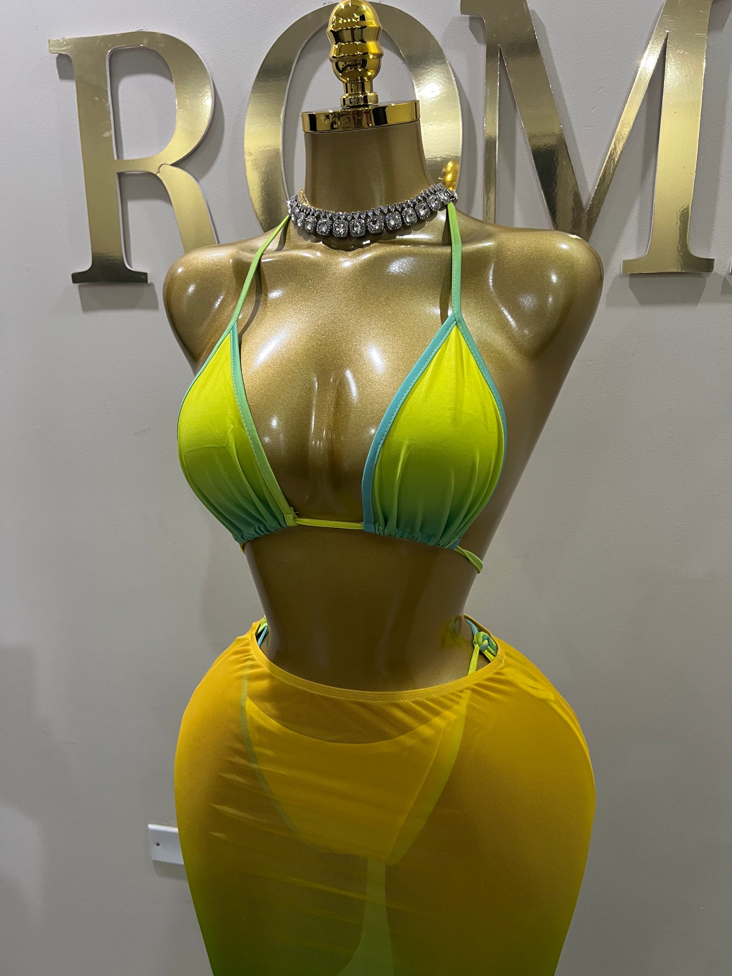Margarita 3 Pcs Mesh Skirt Set