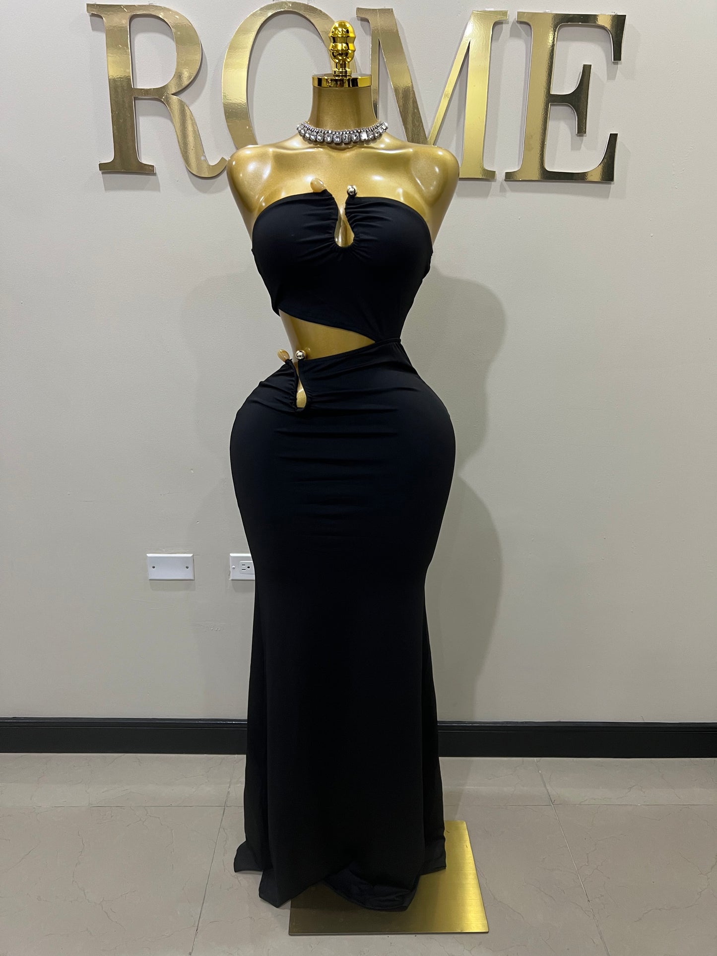 Ming Stone Dress (Black)