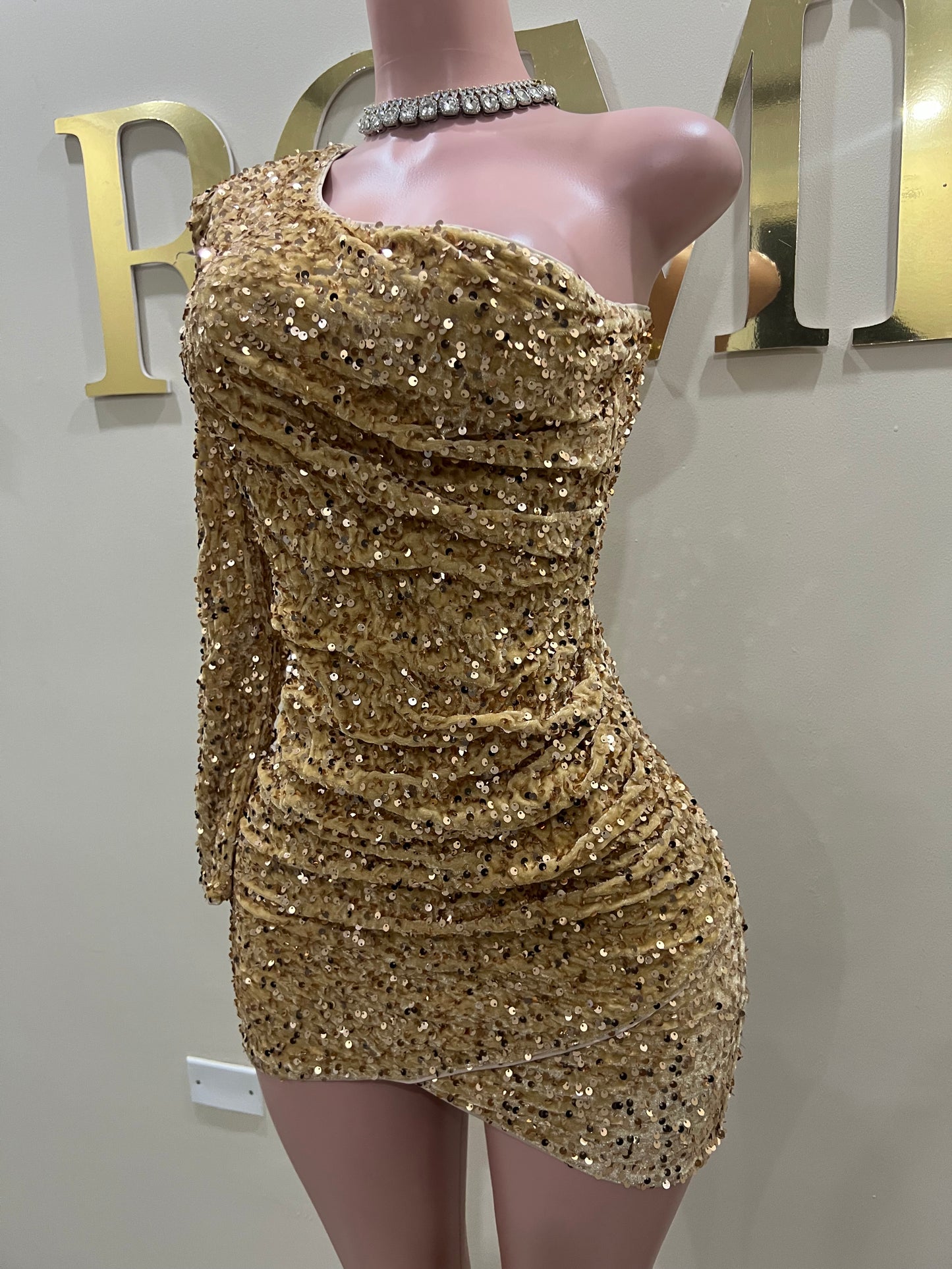 Holly Beth Dress (Gold)