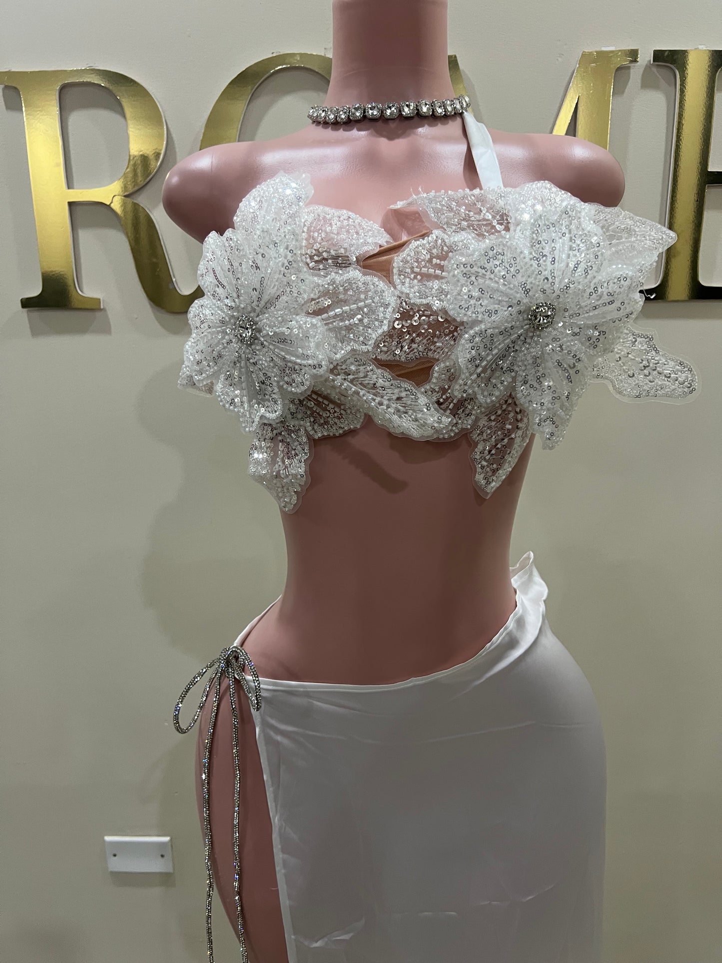 Rachel Flower Skirt Set