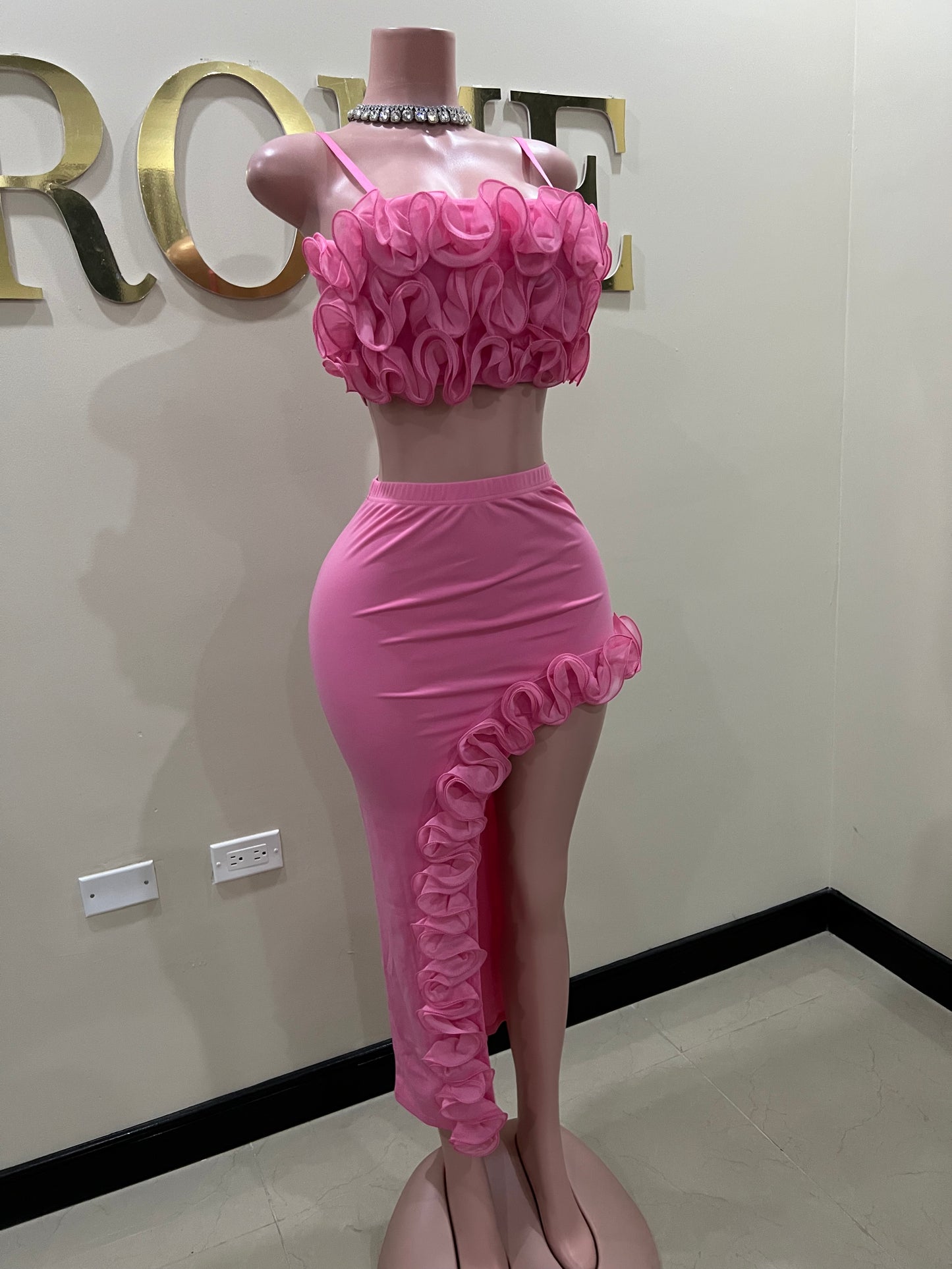 Bloom Skirt Set (Pink)