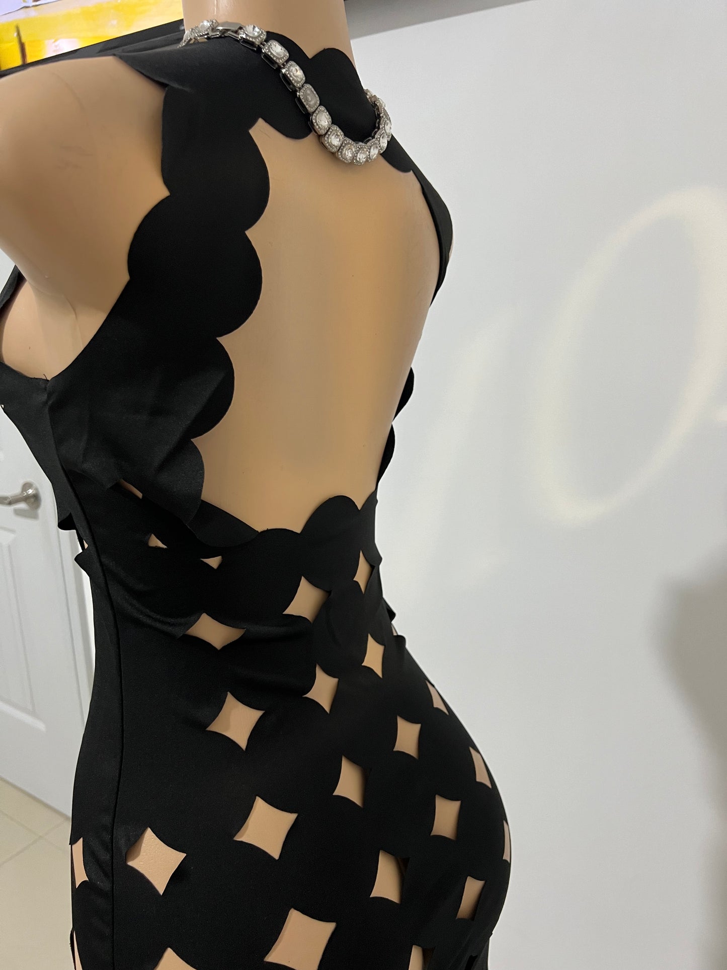 Tracy Cut Out Dress (Black)