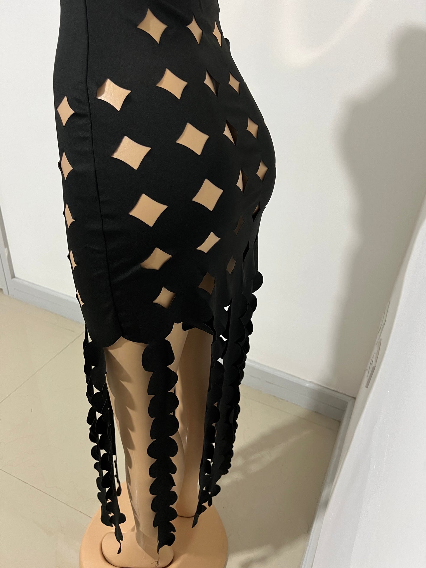 Tracy Cut Out Dress (Black)