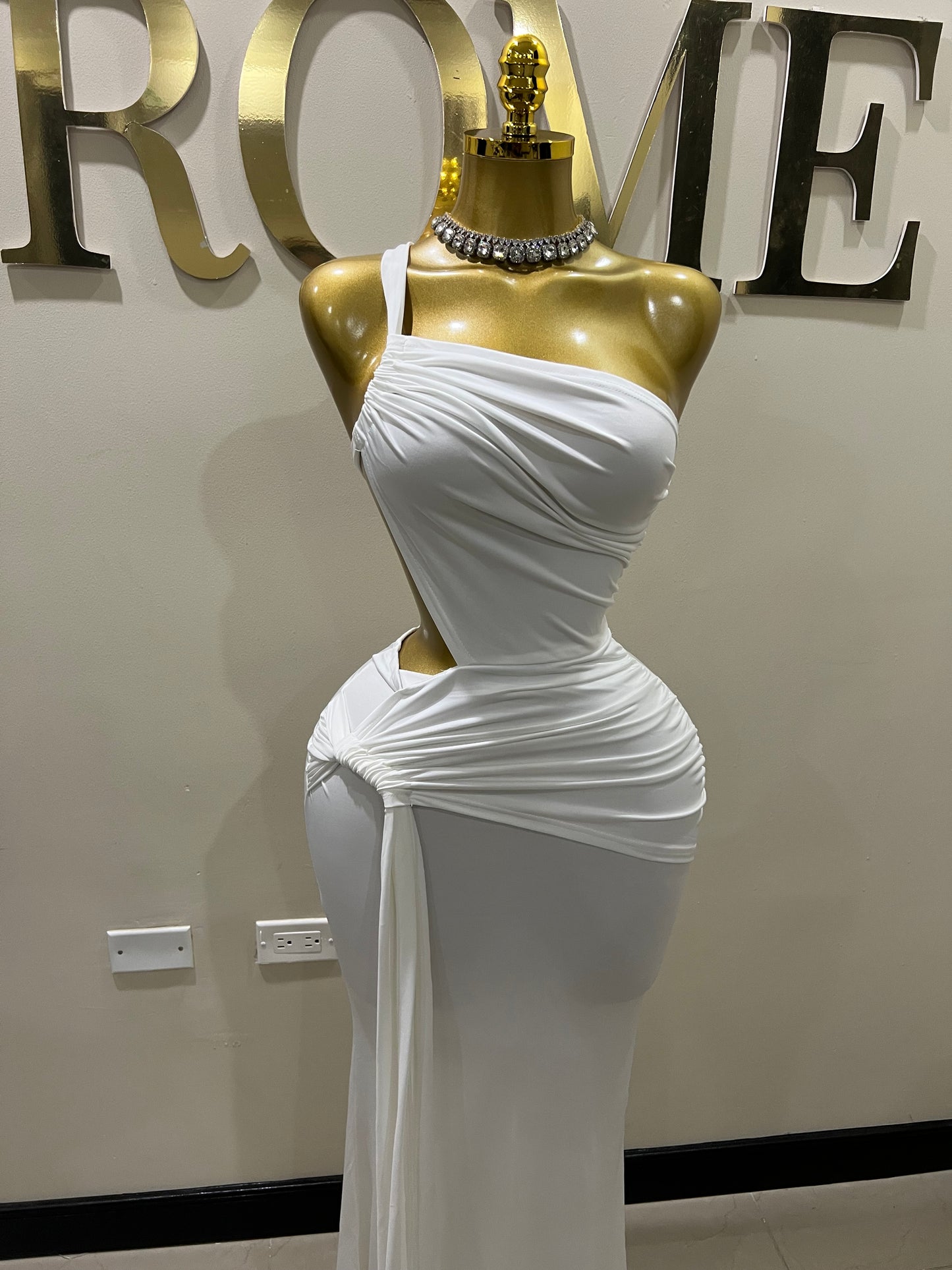 Emma Giselle Dress (White)