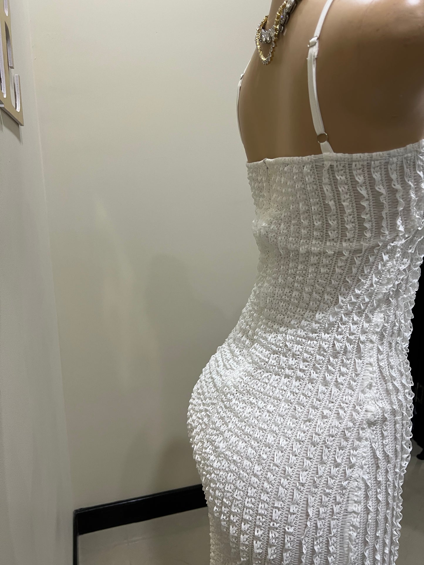 Mila Flower Dress (White)