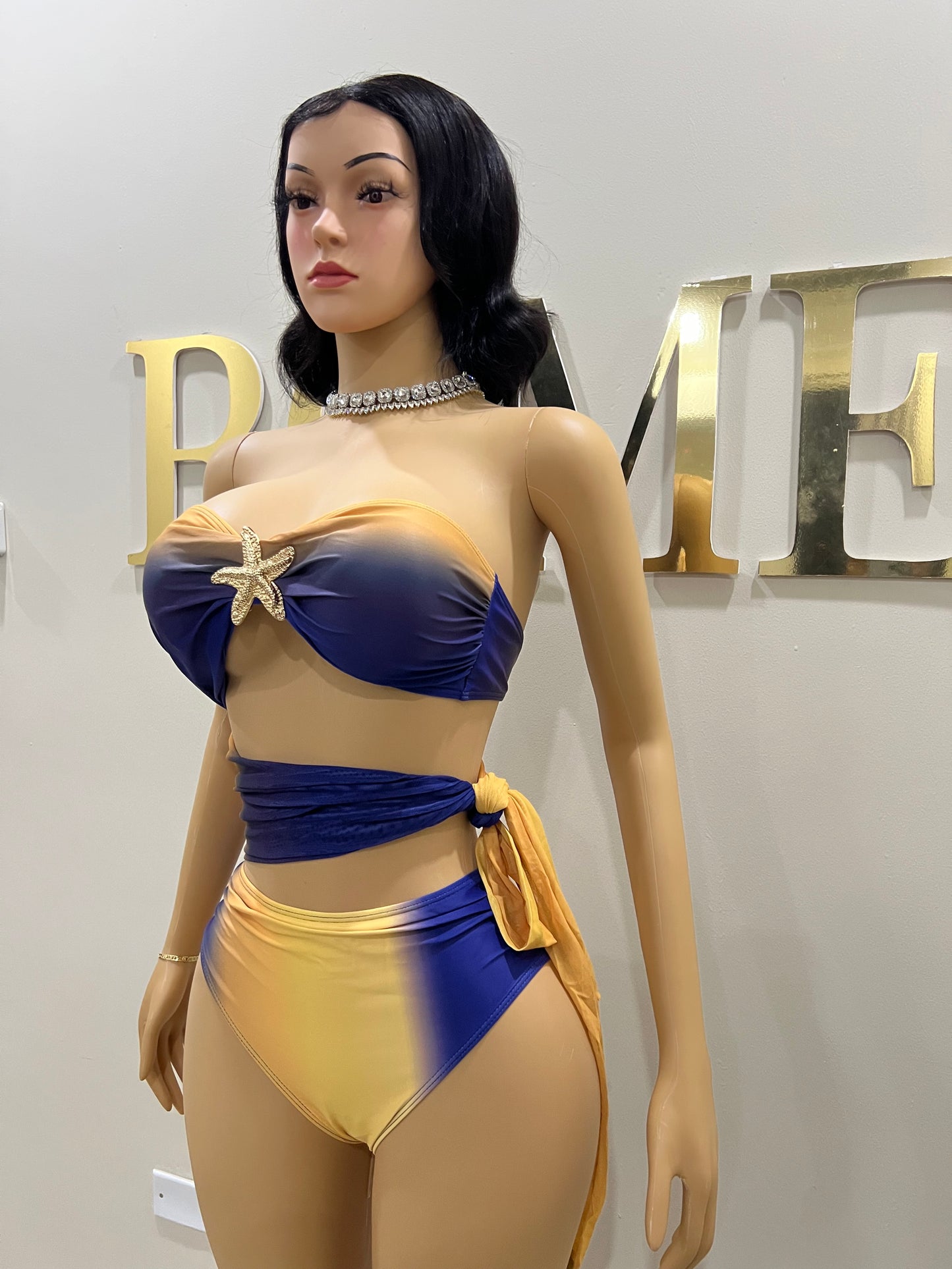 Starfish 2 Pcs Monokini & Skirt Set