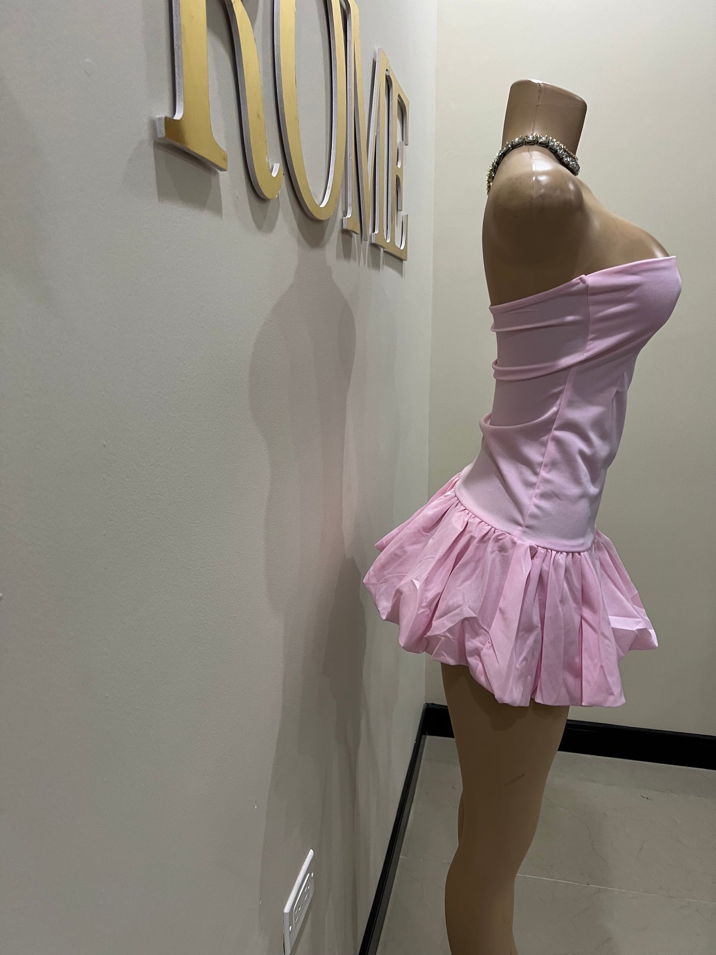 Solange Princess Pumpkin Dress (Pink)