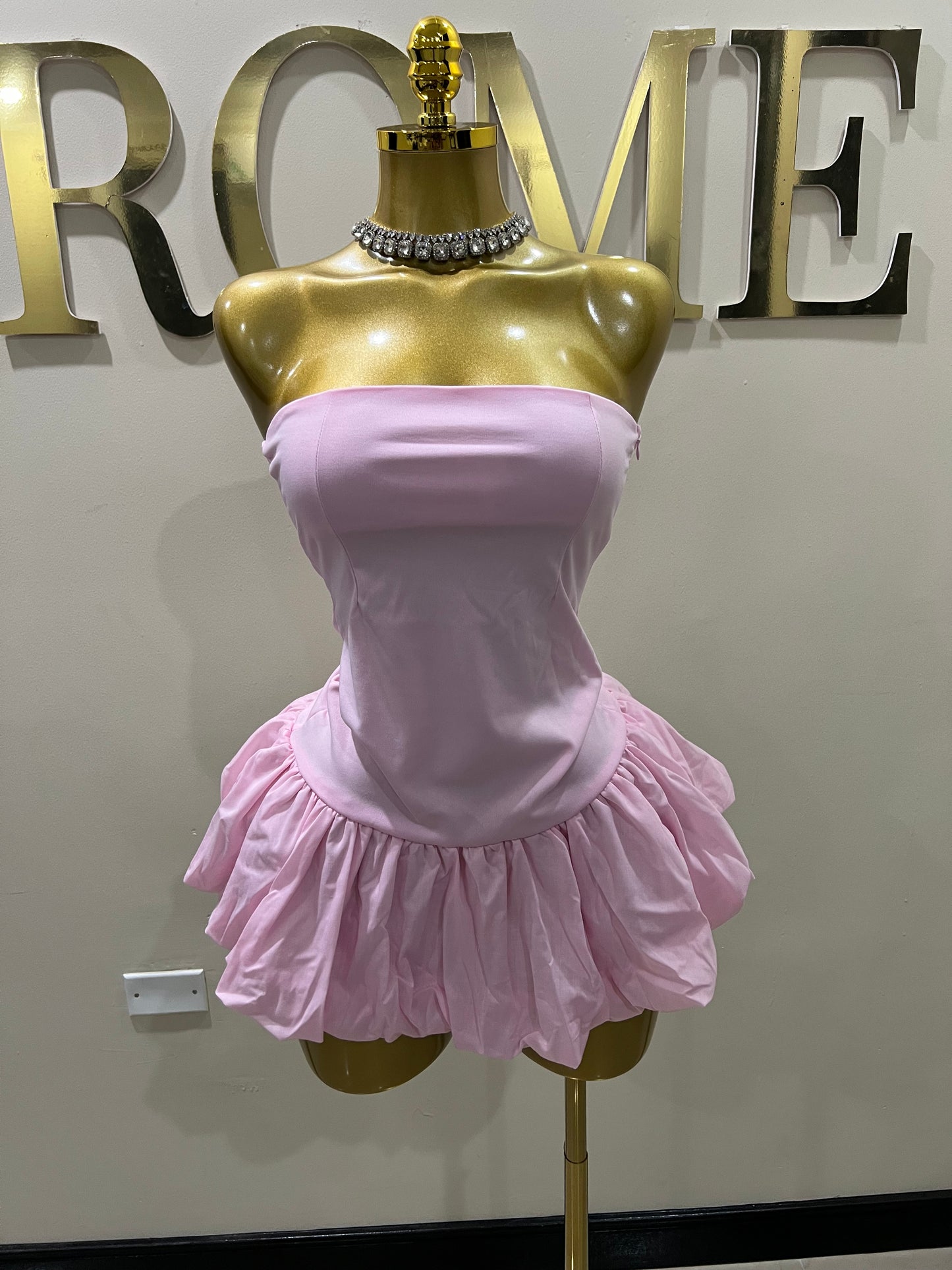 Solange Princess Pumpkin Dress (Pink)