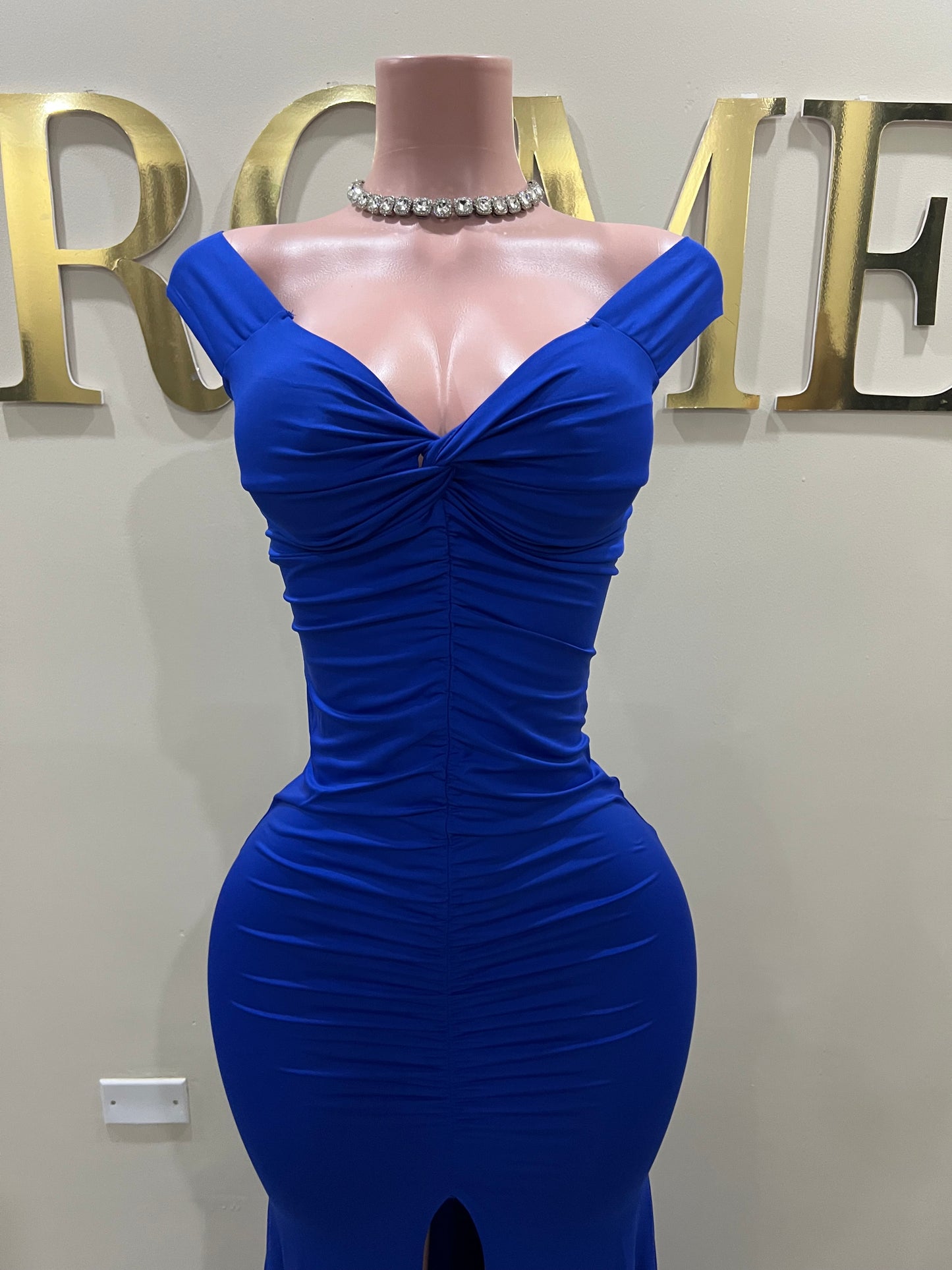 Kerry Elle Train Dress (Blue)