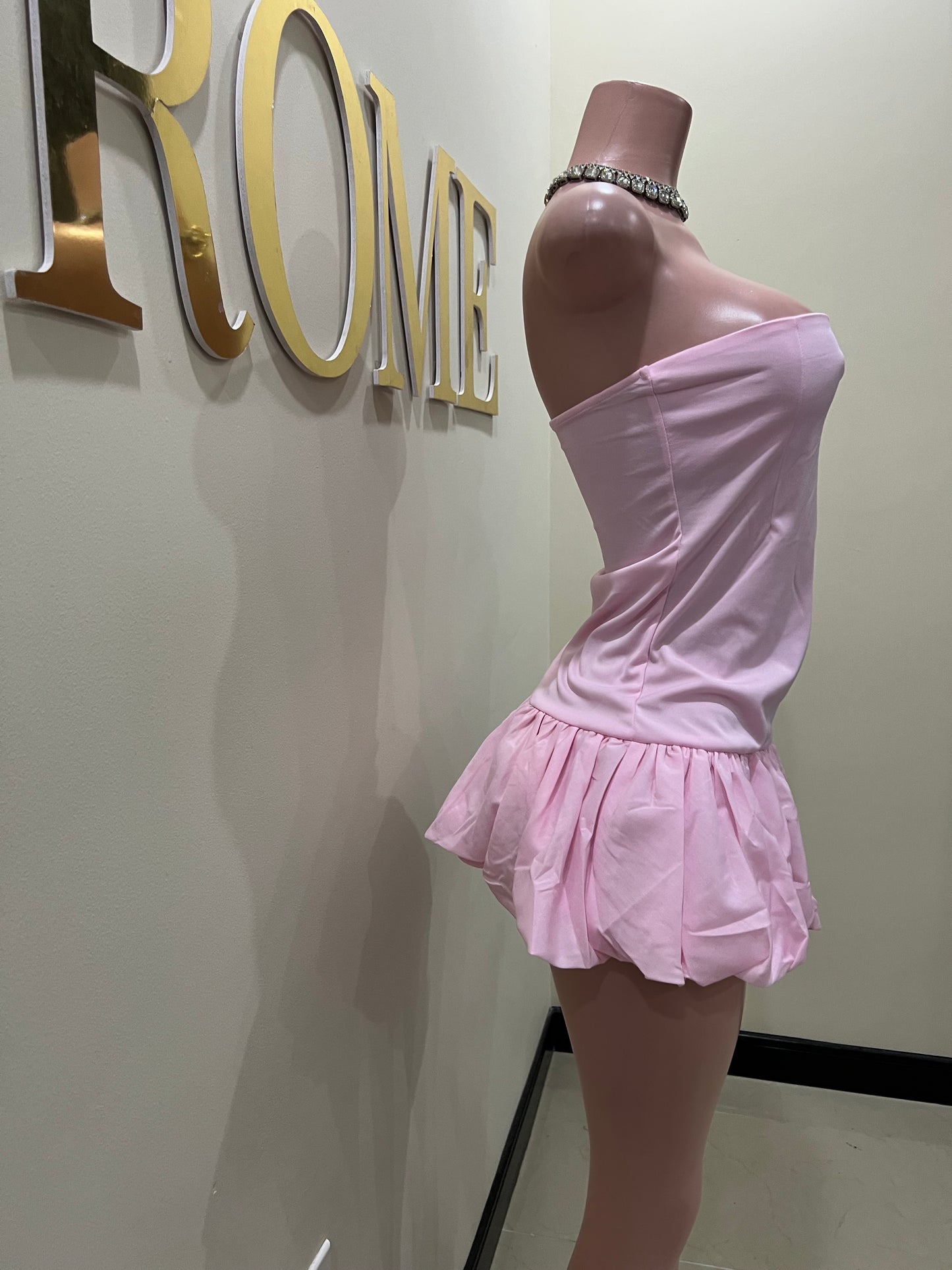 Solange Princess Pumpkin Dress (Pink)