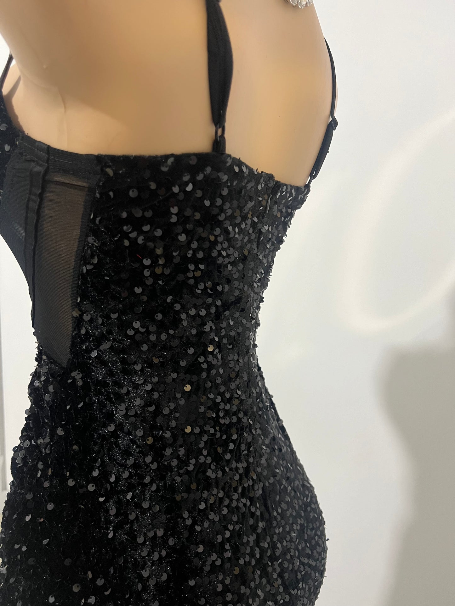 Corset Hollywood Dress (Black)