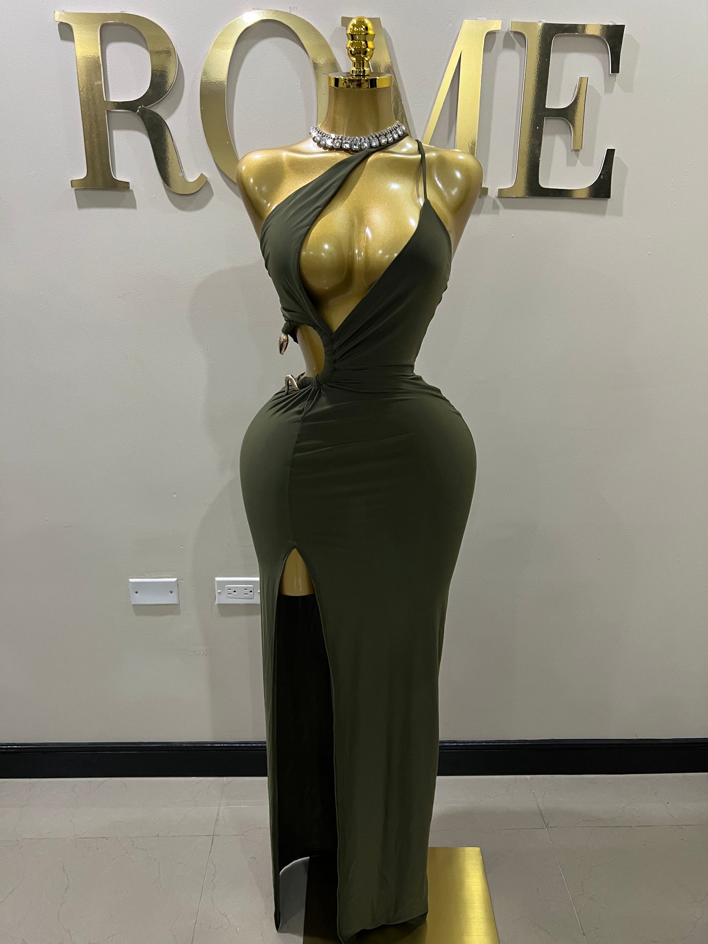 Snake Ming Dress (Green)