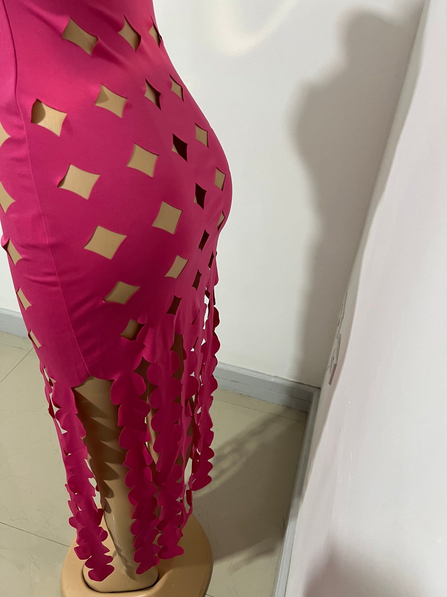 Tracy Cut Out Dress (Pink)