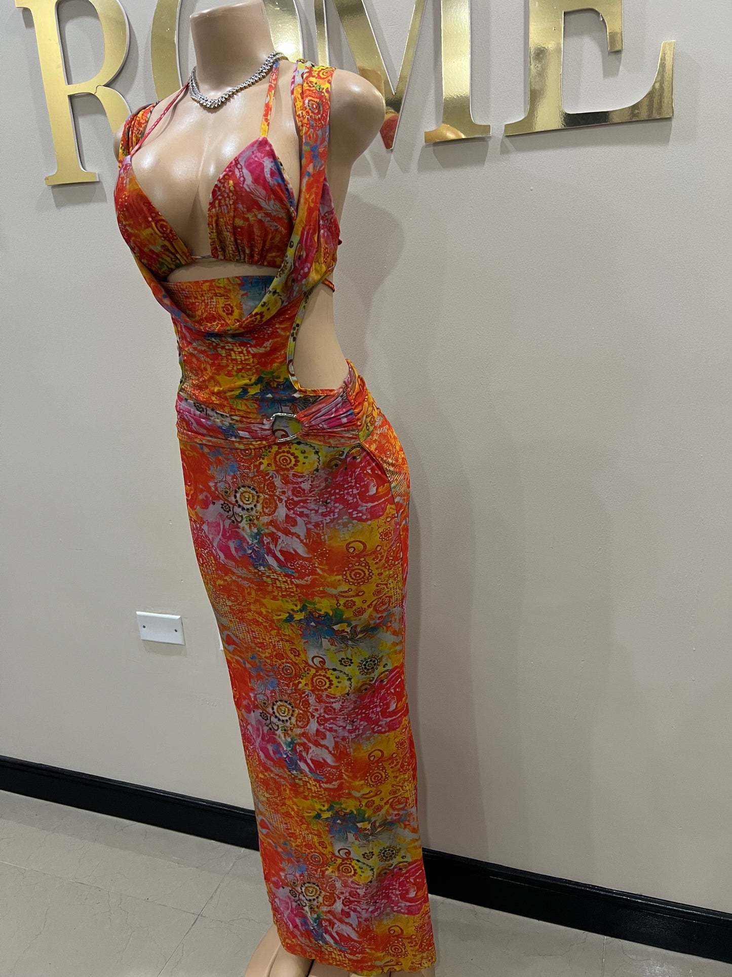 Alani Mesh 2 Pcs Dress