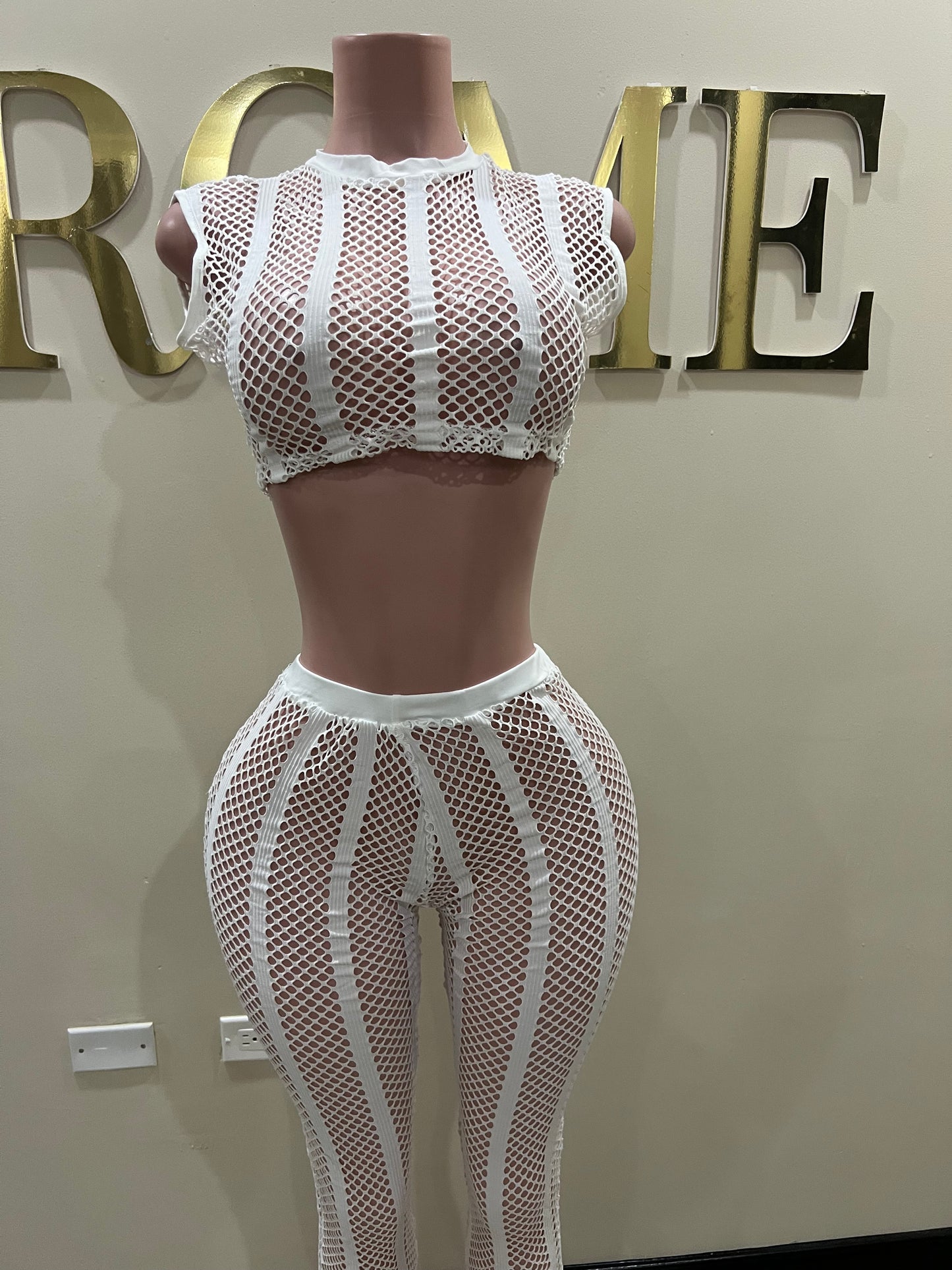 Amy Mesh Set (White)