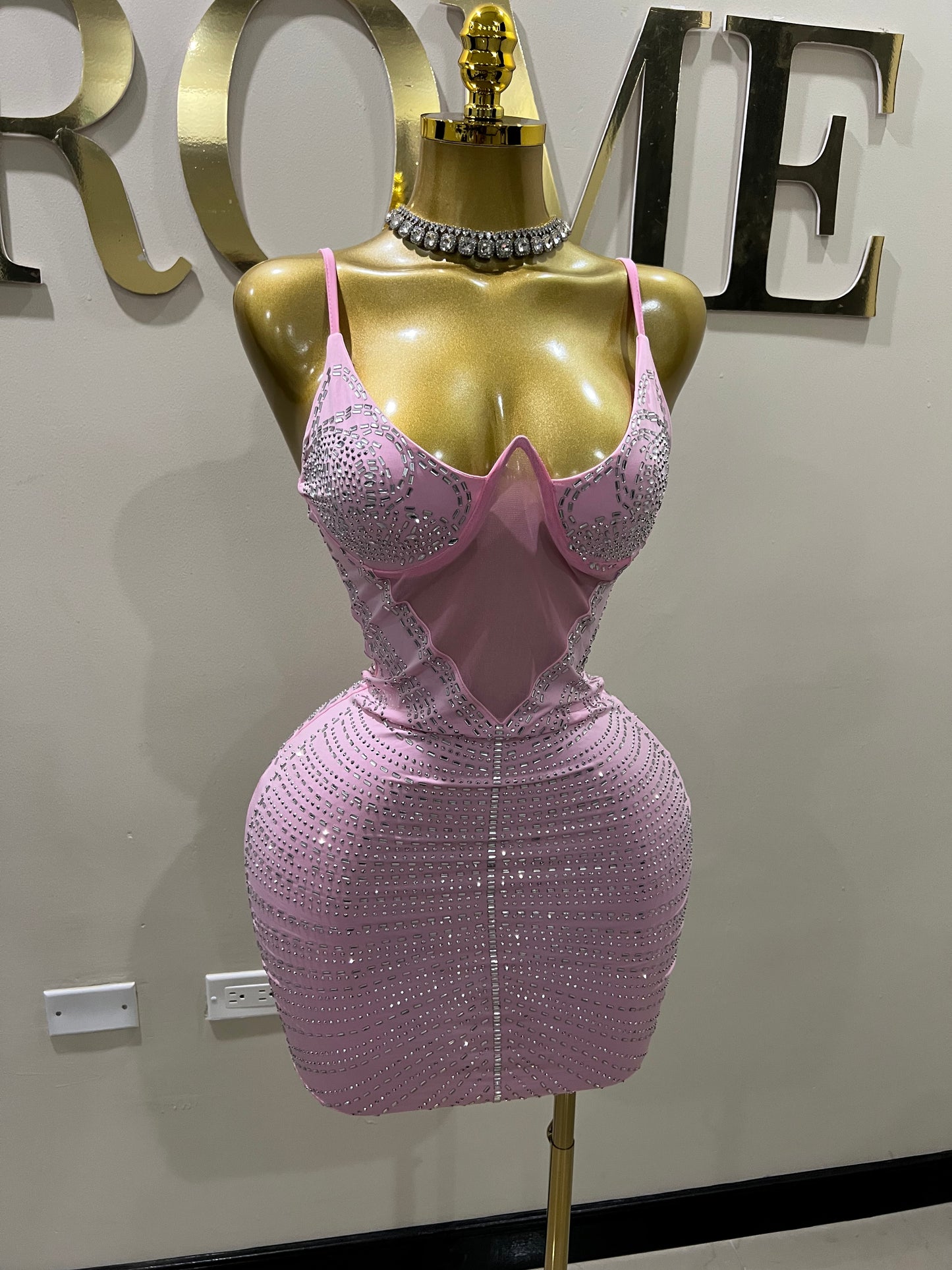 Medusa Party Dress (Pink)