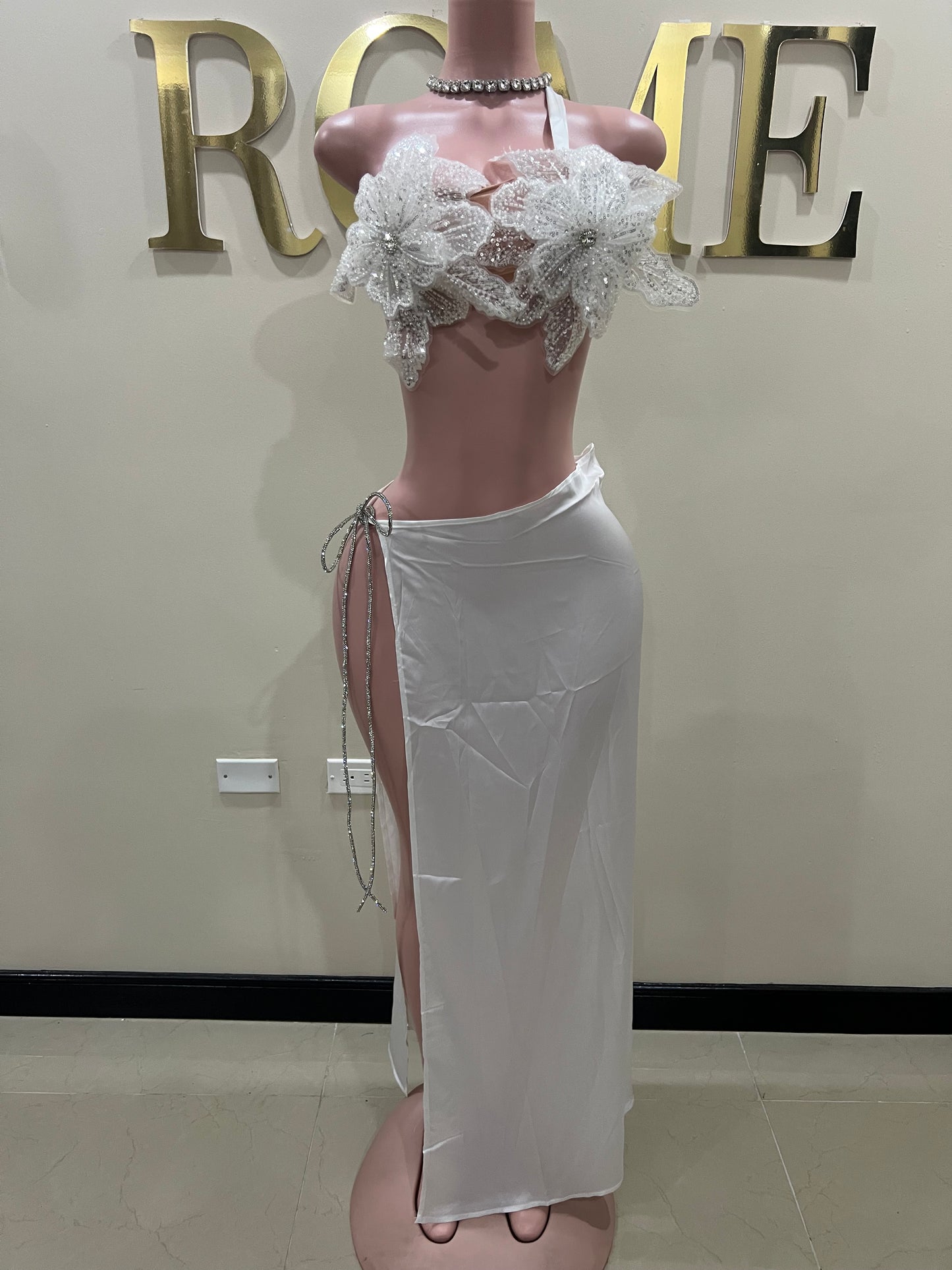 Rachel Flower Skirt Set