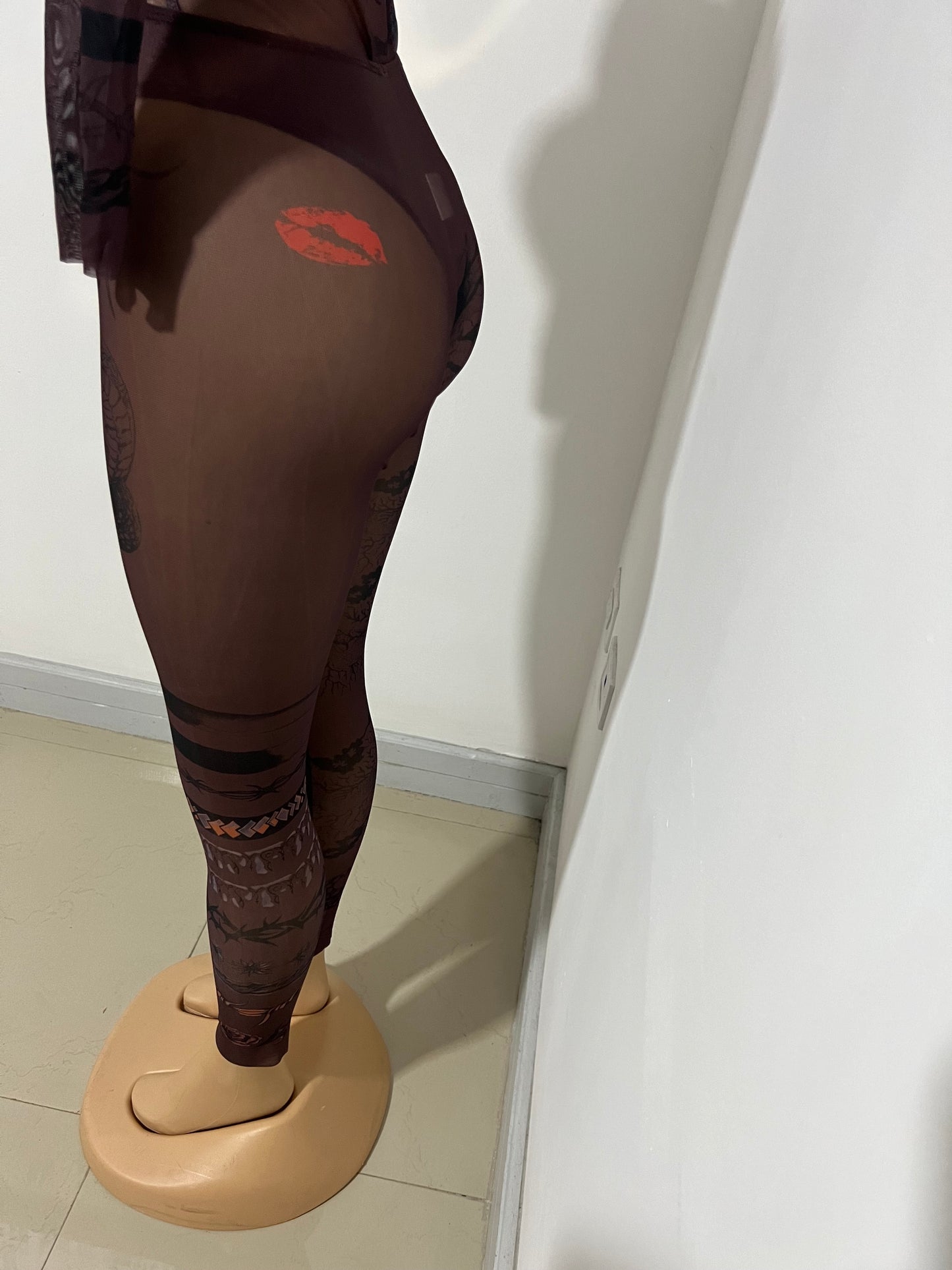 Ming 2 pcs Sheer Tights Set (Dark)