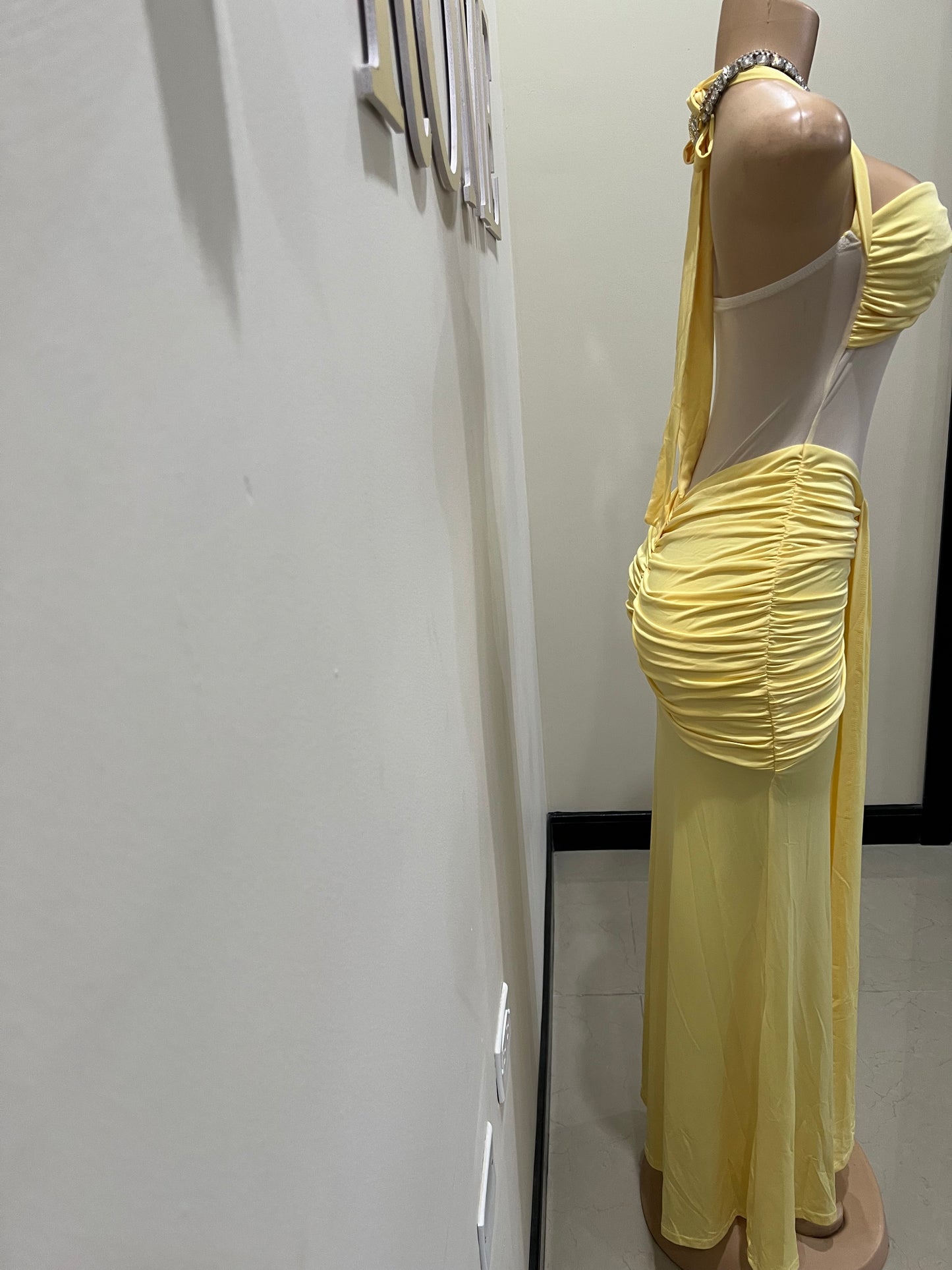 Sweetheart Nara Dress (Yellow)