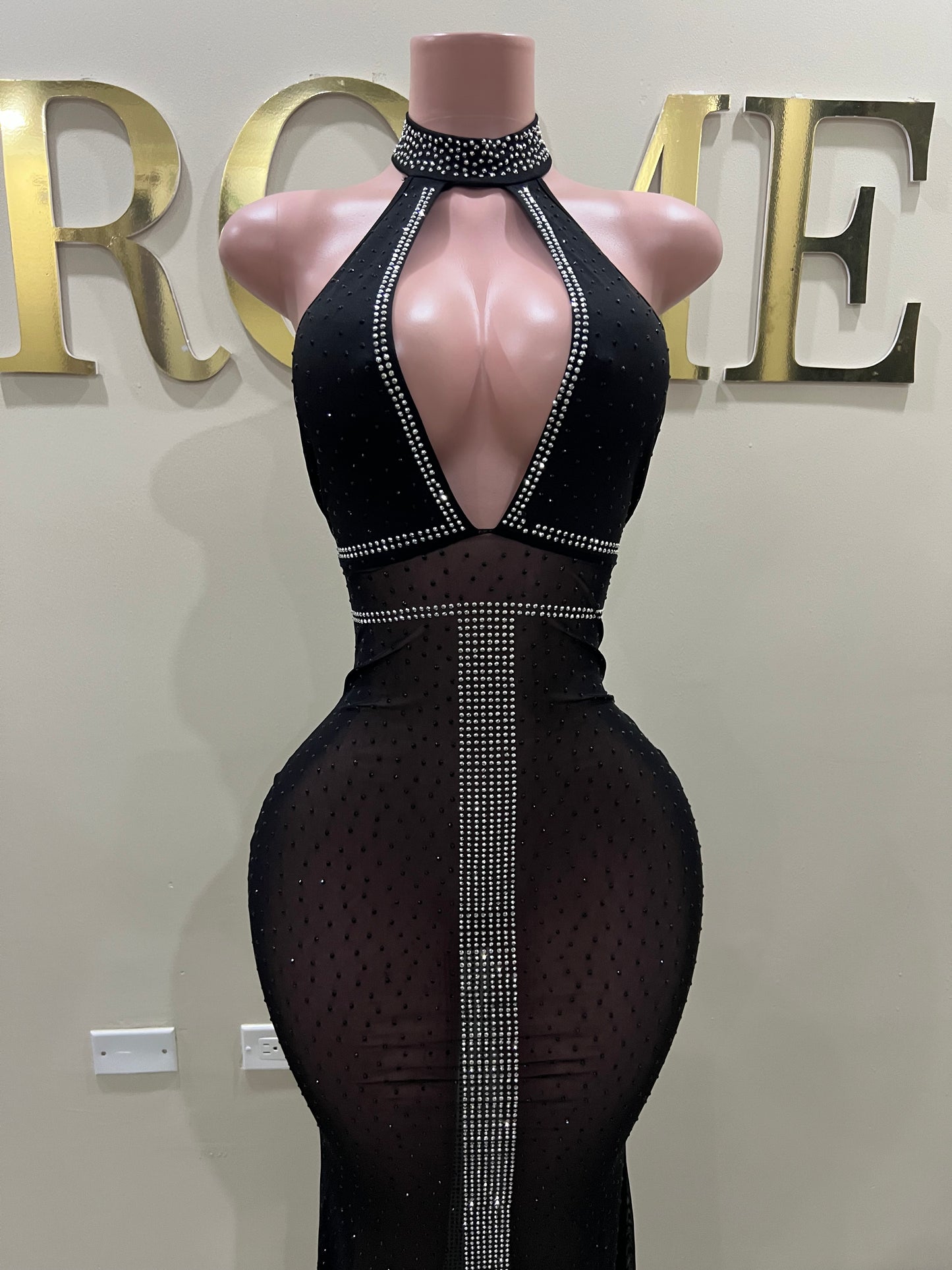 Material Girl Dress (Black)