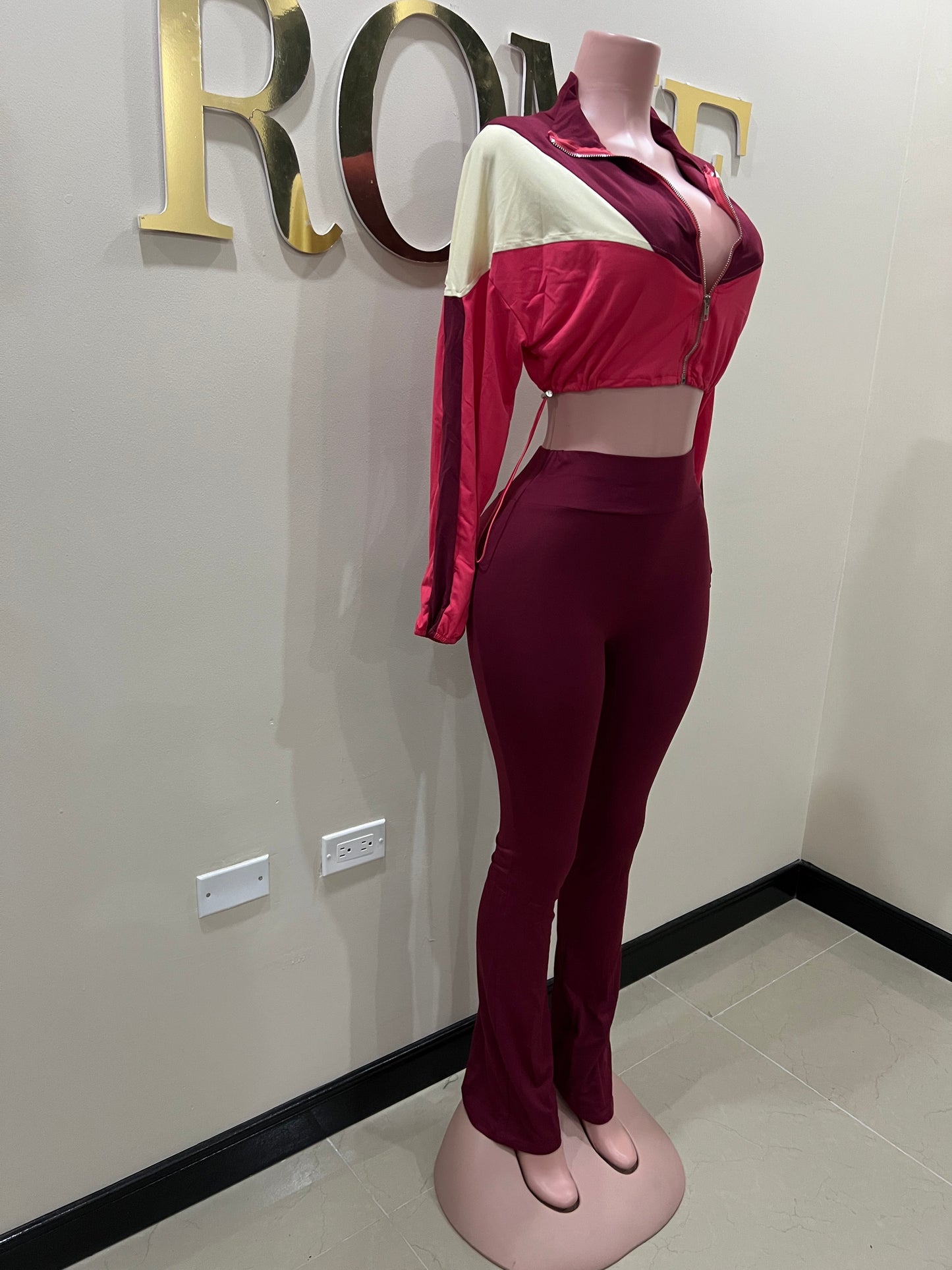 Candy Tracksuit (Burgundy)