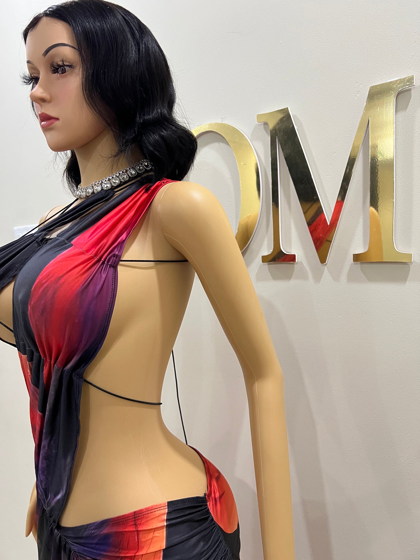 Amelia Giselle Dress (Abstract)