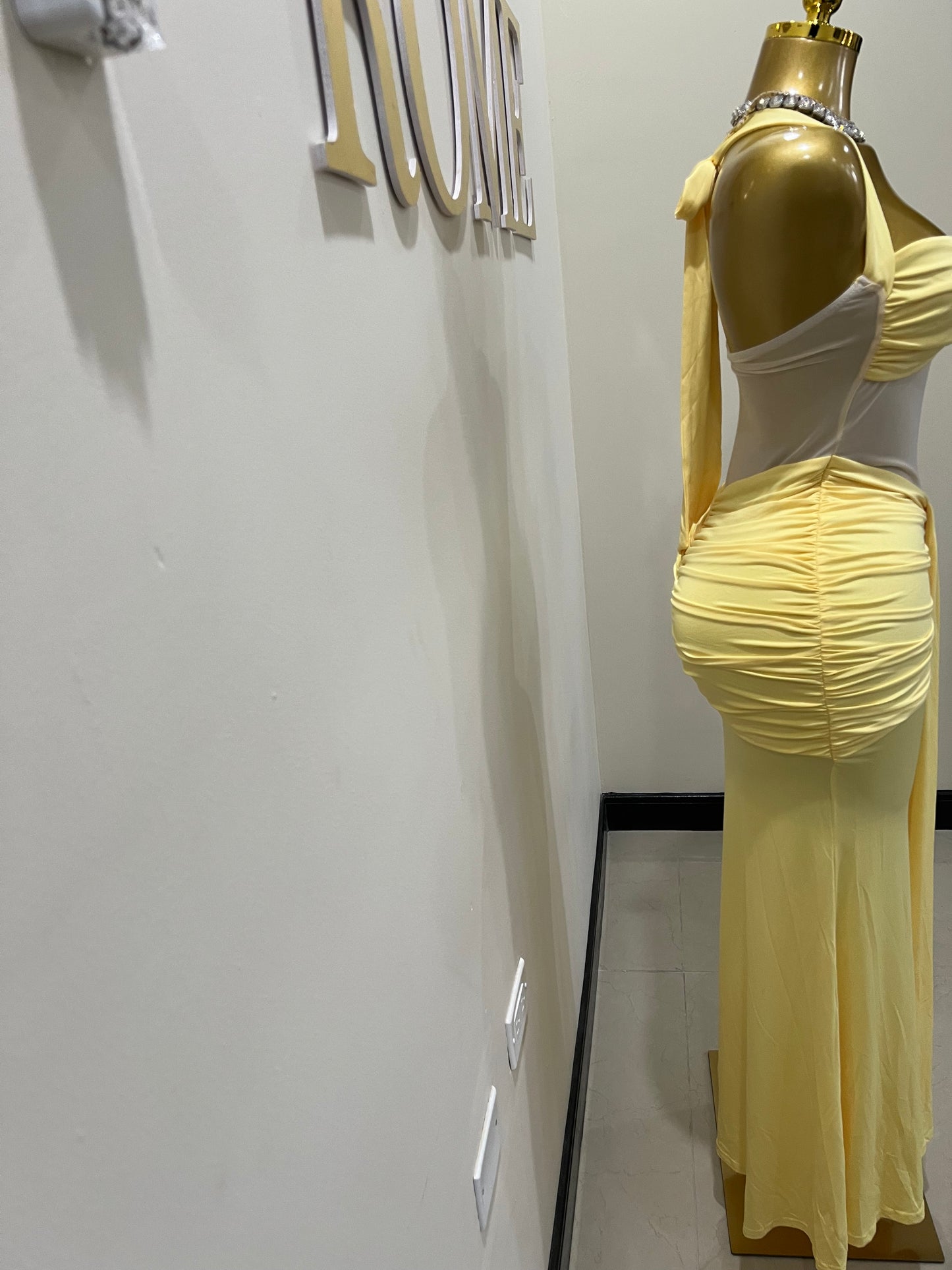 Sweetheart Nara Dress (Yellow)