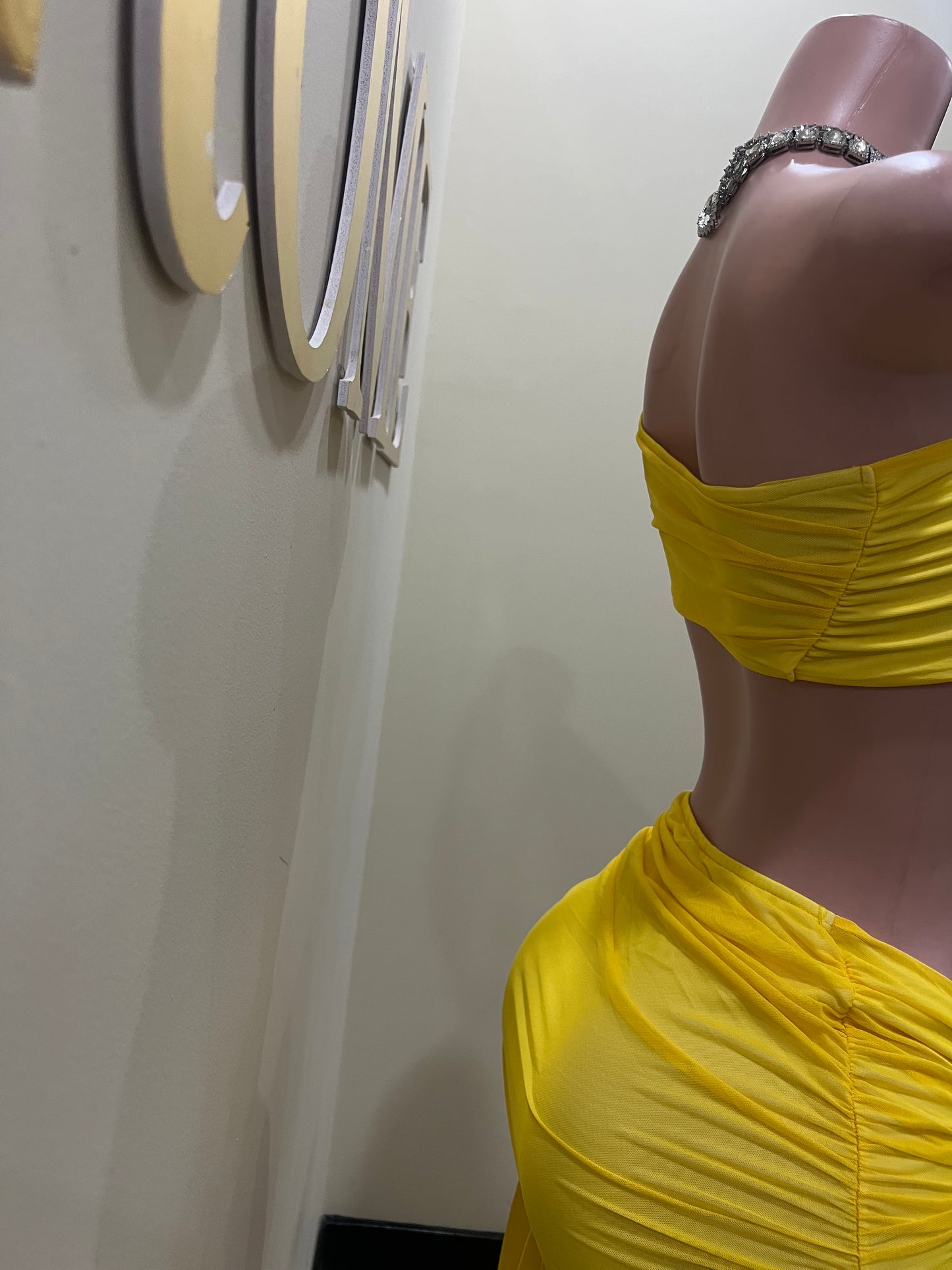 Emma Giselle Skirt Set (Yellow)