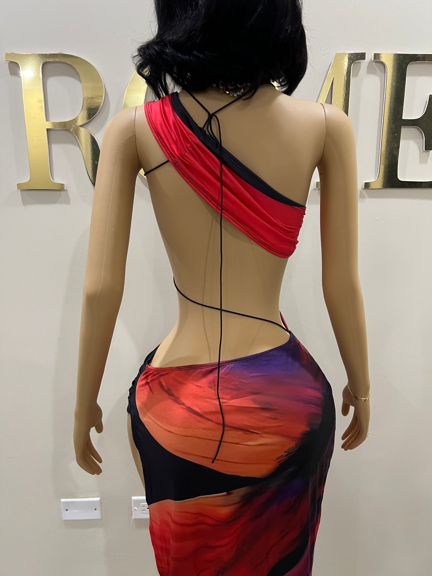 Amelia Giselle Dress (Abstract)