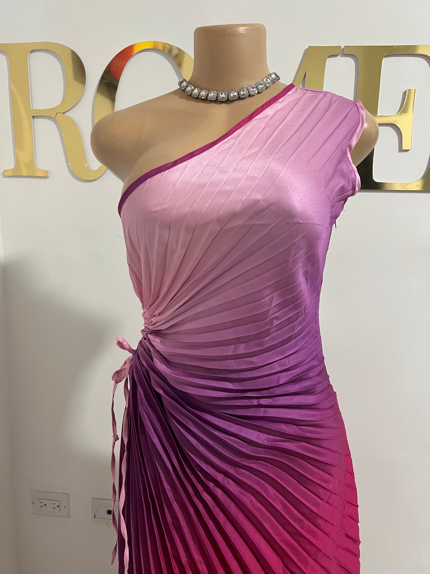 Carli Dress (Pink - purple)