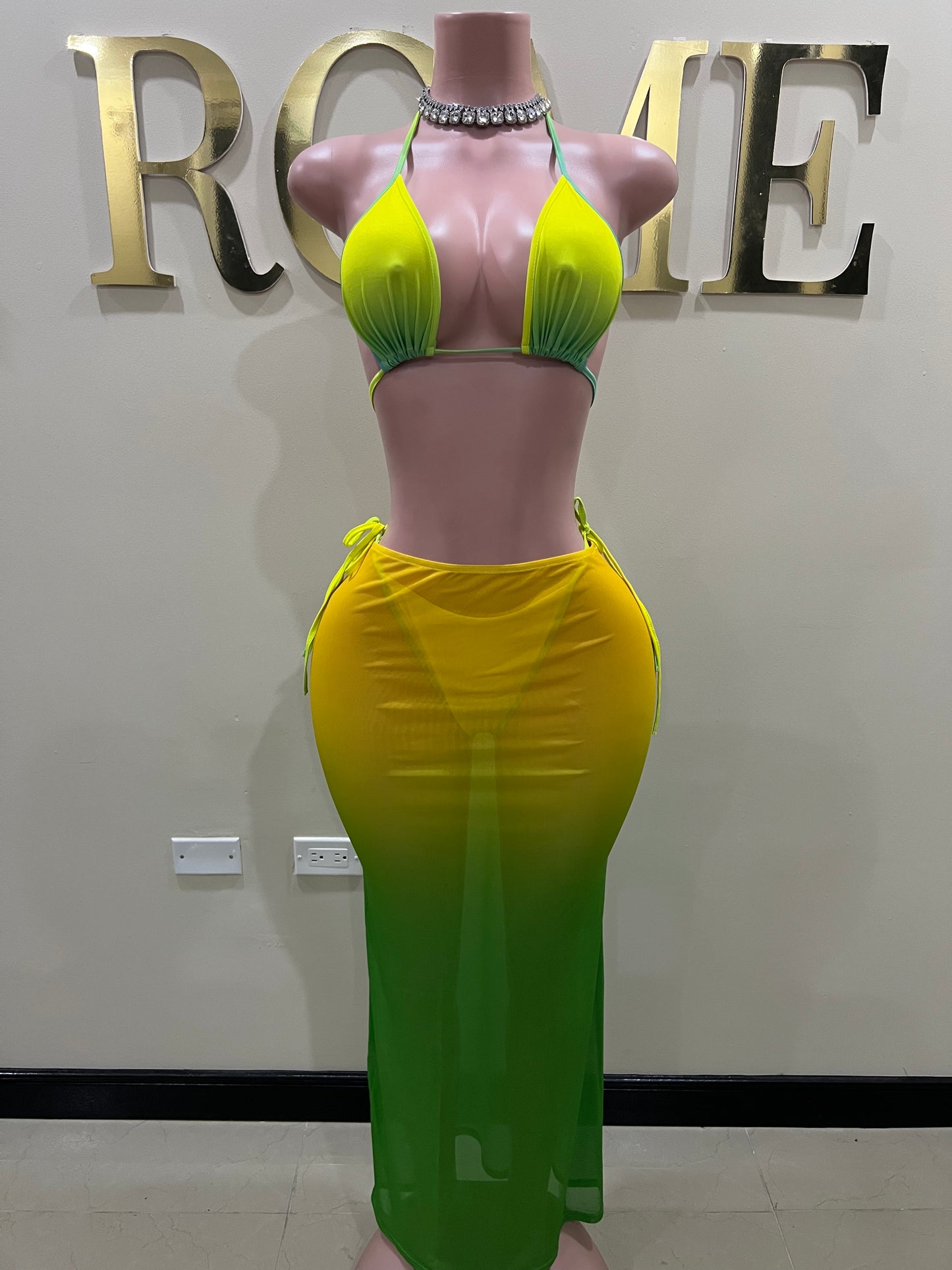 Margarita 3 Pcs Mesh Skirt Set