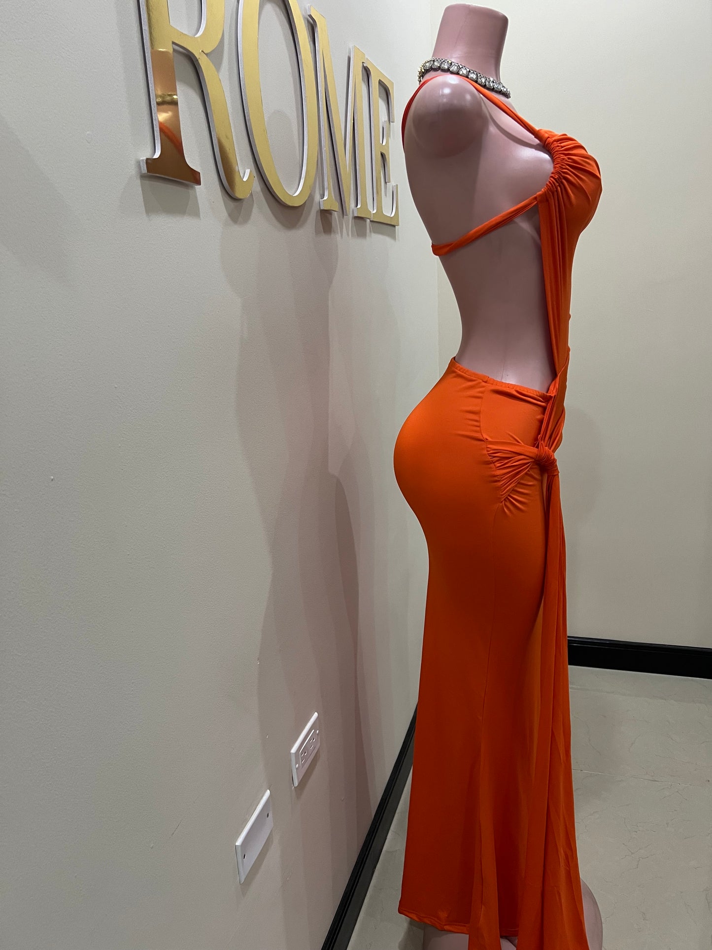Emma Giselle Dress (Orange)