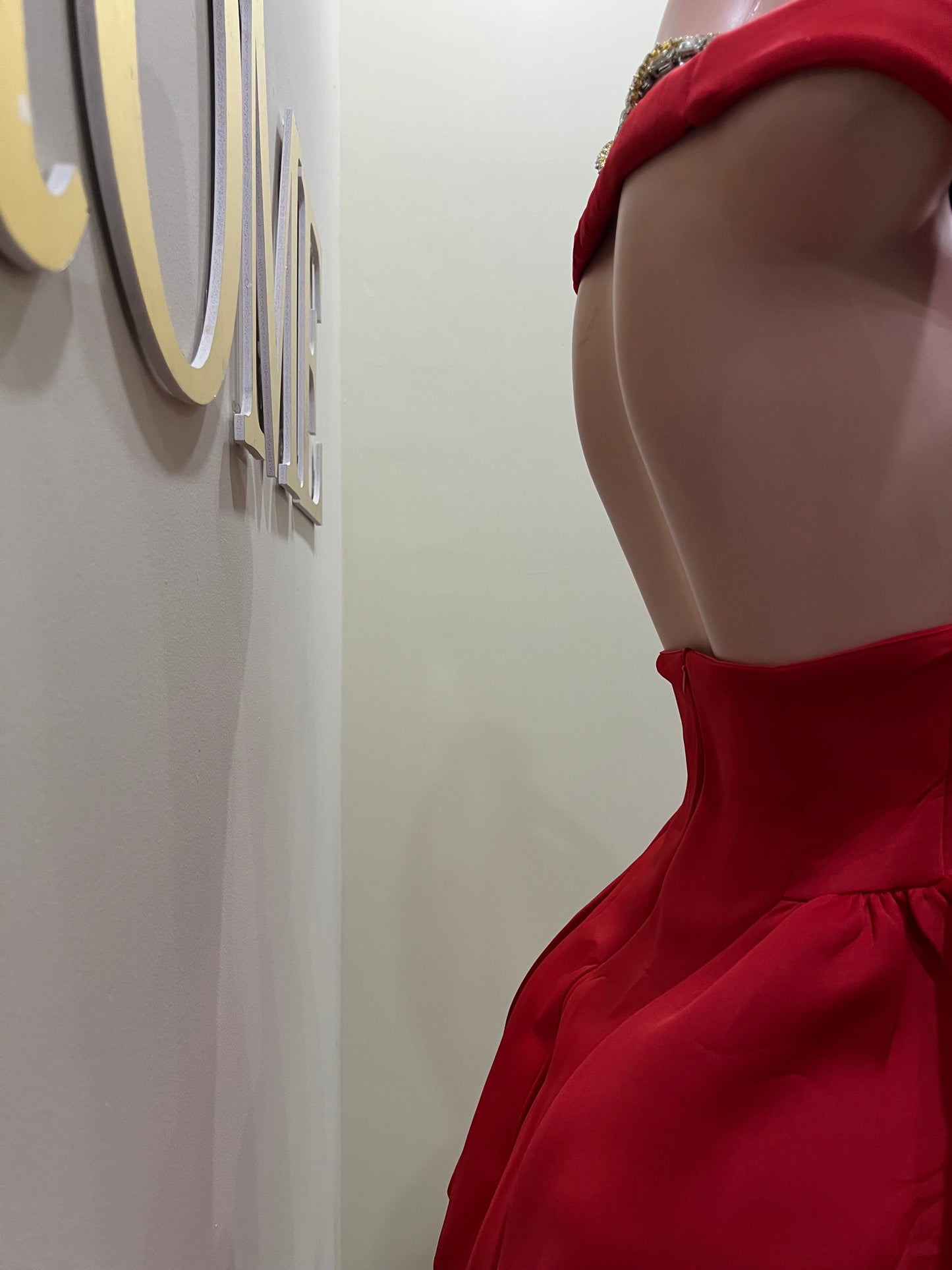 Francesca Diana Dress (Red)