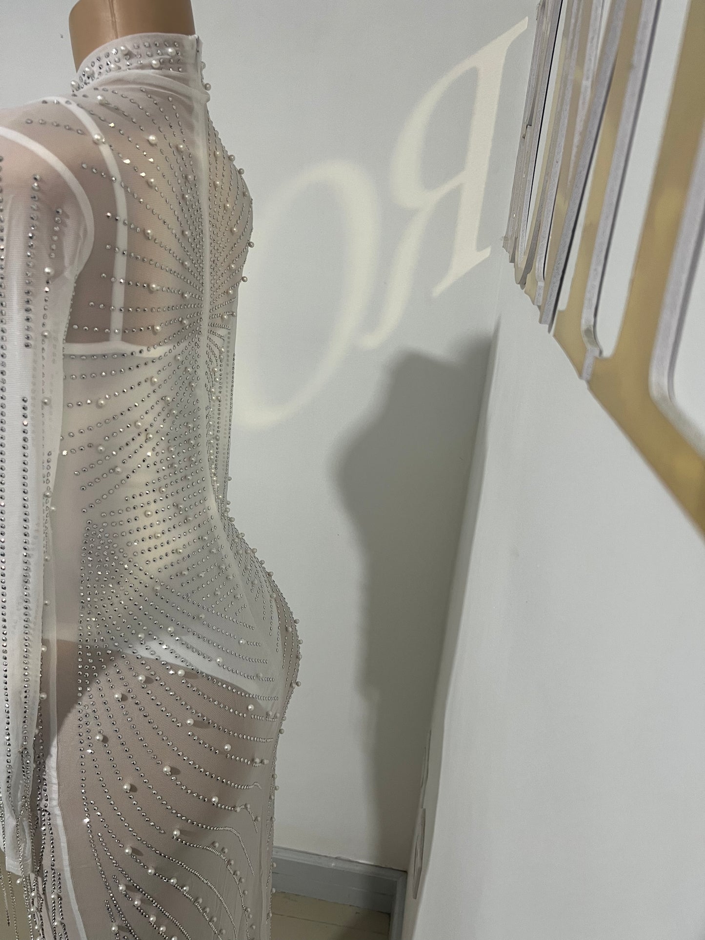 Ellie Long Dress (White)